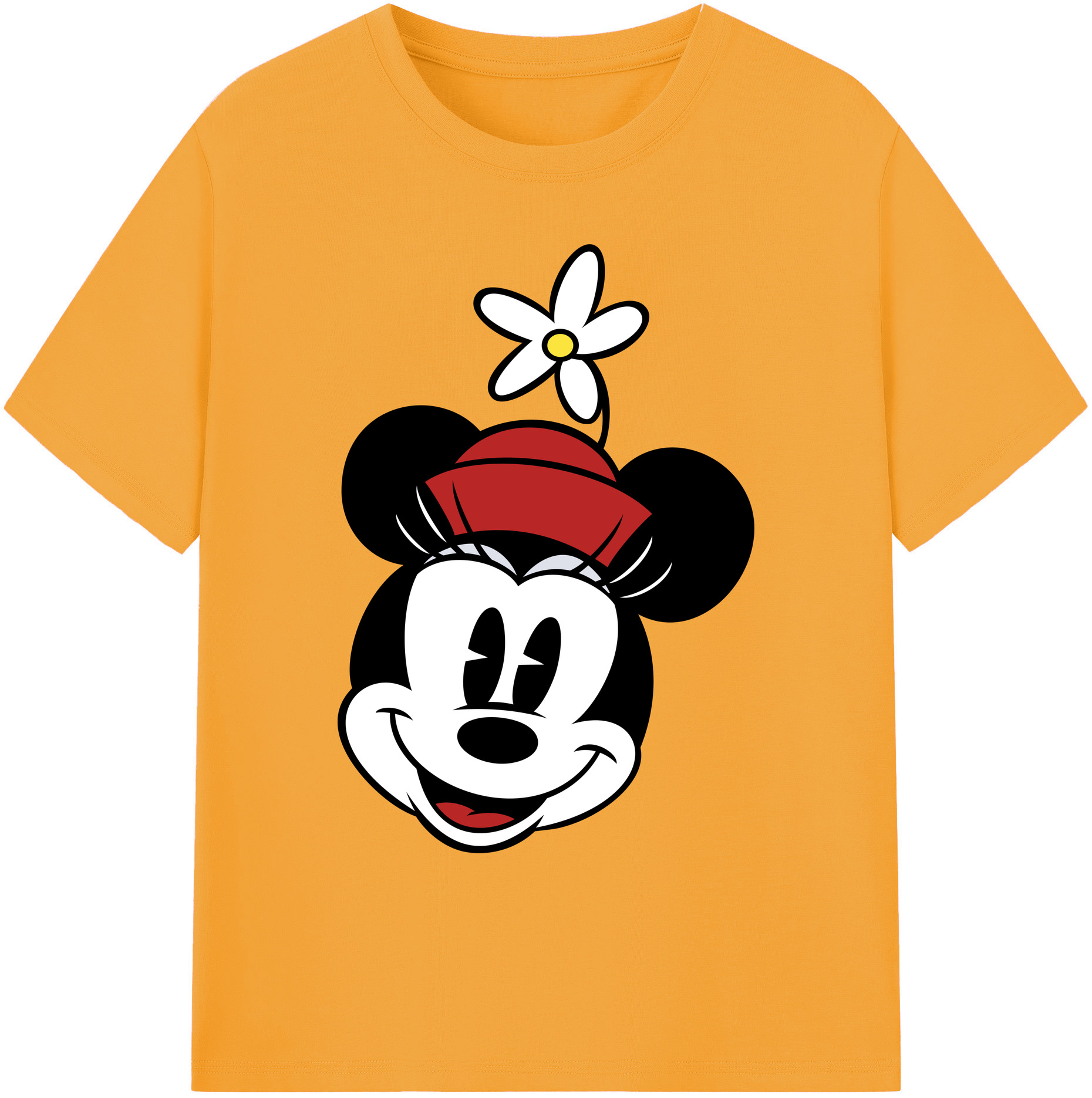 ミッキーマウス Mickey Mouse 綿100％ メンズ半袖Tシャツ｜肌触りやわらか＆通気性