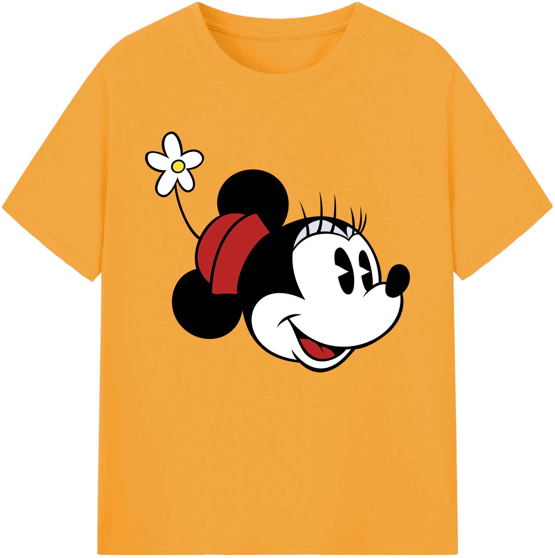 ミッキーマウス Mickey Mouse 綿100％ メンズ半袖Tシャツ｜肌触りやわらか＆通気性