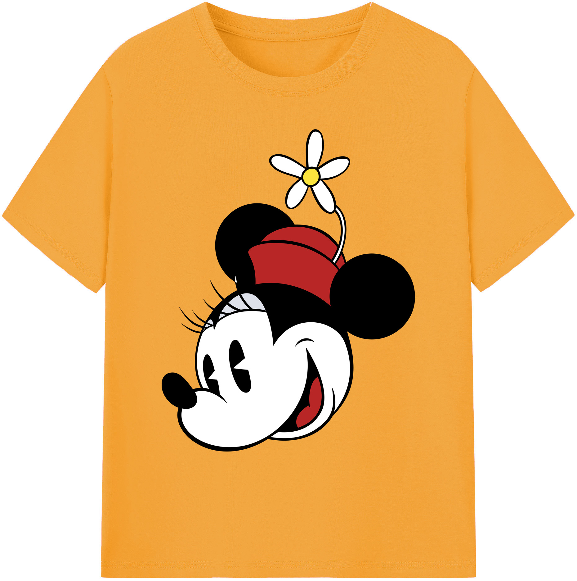ミッキーマウス Mickey Mouse 綿100％ メンズ半袖Tシャツ｜肌触りやわらか＆通気性