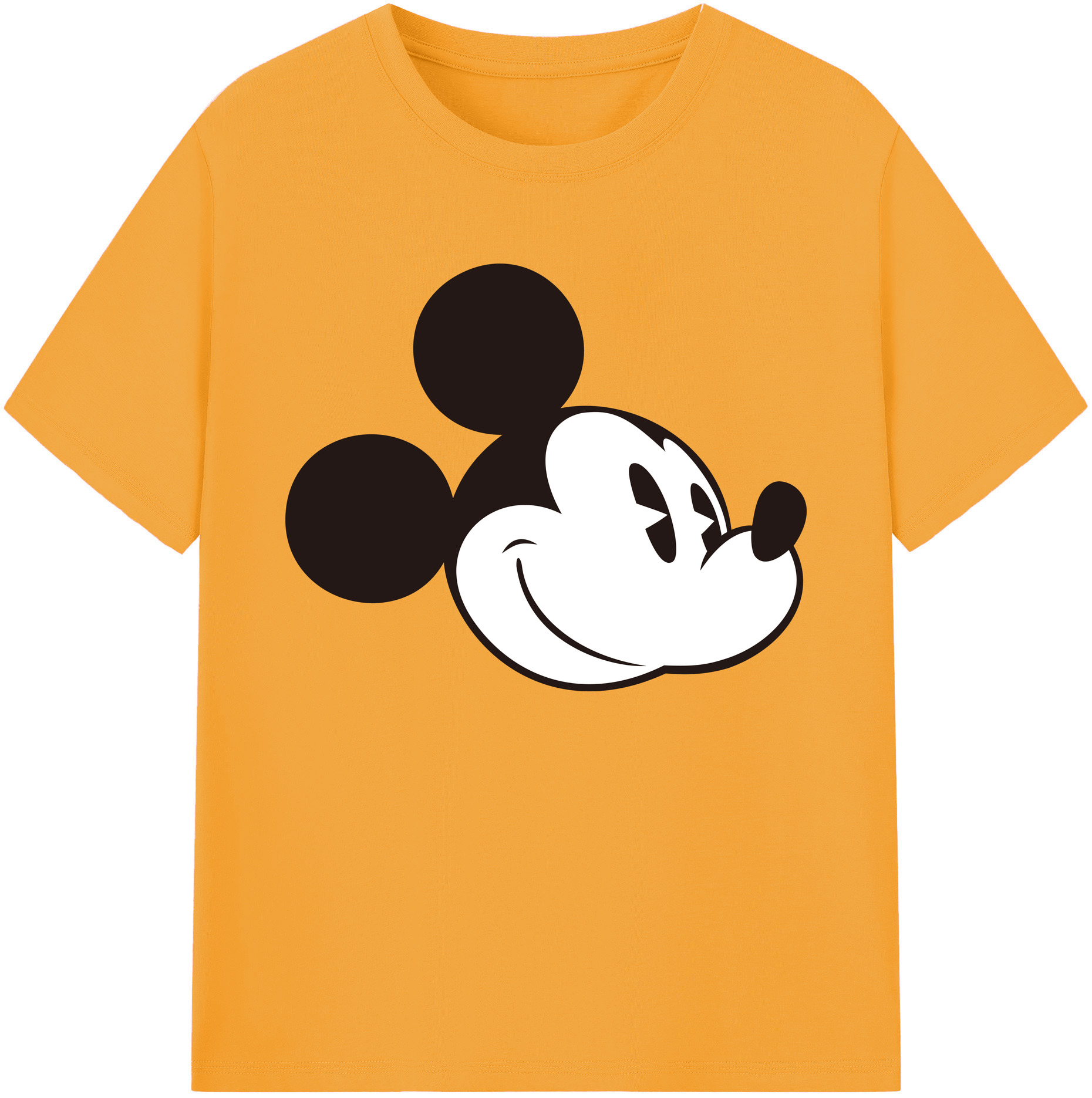 ミッキーマウス Mickey Mouse 綿100％ メンズ半袖Tシャツ｜肌触りやわらか＆通気性
