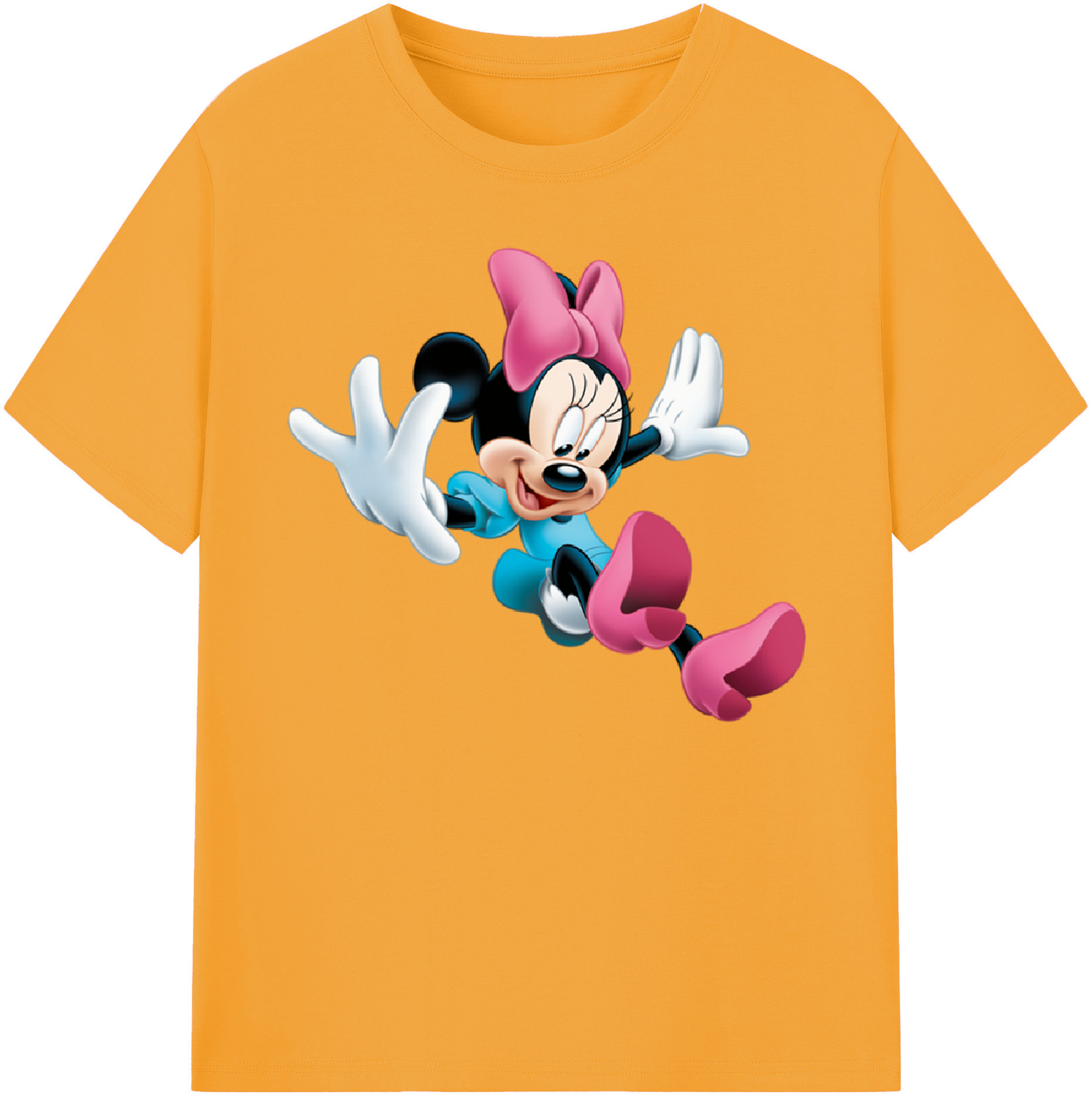 ミッキーマウス Mickey Mouse 綿100％ メンズ半袖Tシャツ｜肌触りやわらか＆通気性