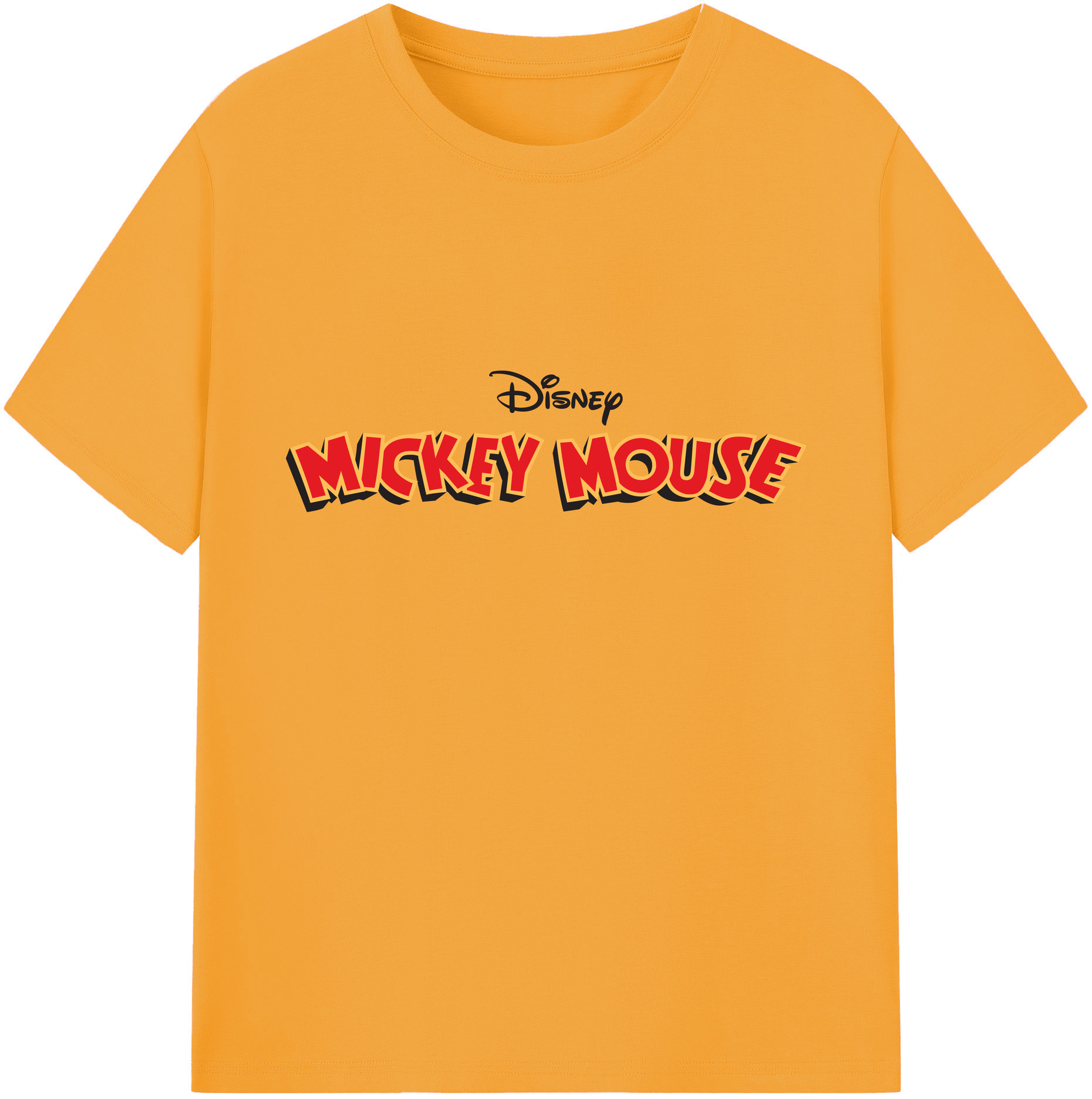 ミッキーマウス Mickey Mouse 綿100％ メンズ半袖Tシャツ｜肌触りやわらか＆通気性