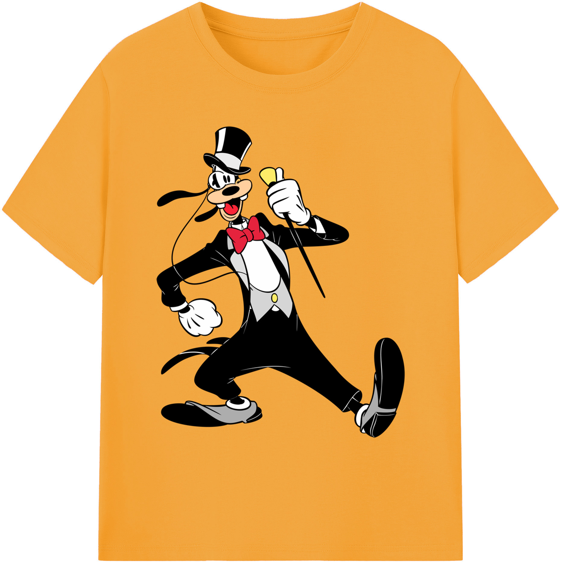 ミッキーマウス Mickey Mouse 綿100％ メンズ半袖Tシャツ｜肌触りやわらか＆通気性