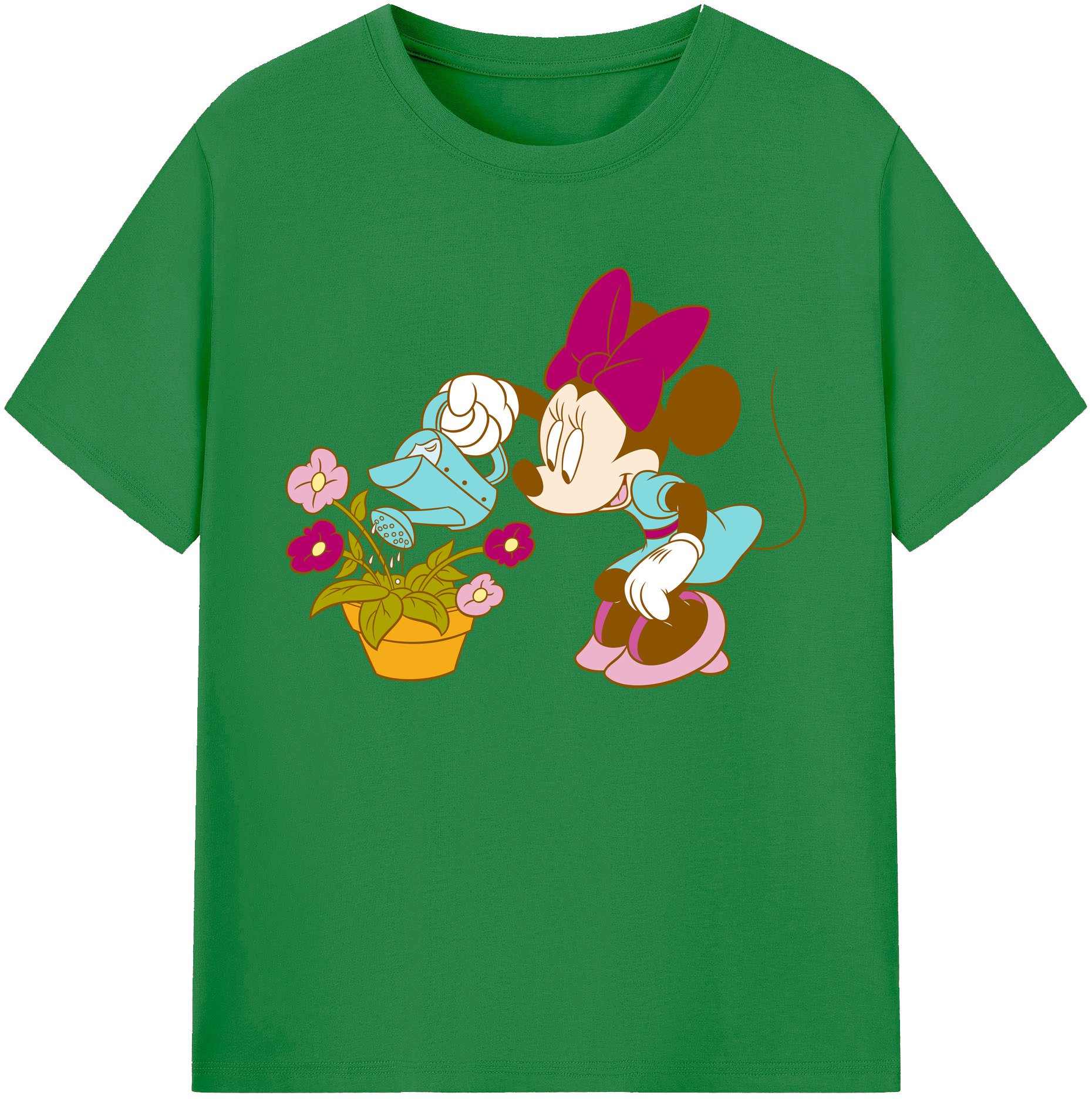 ミッキーマウス Mickey Mouse 綿100％ メンズ半袖Tシャツ｜肌触りやわらか＆通気性