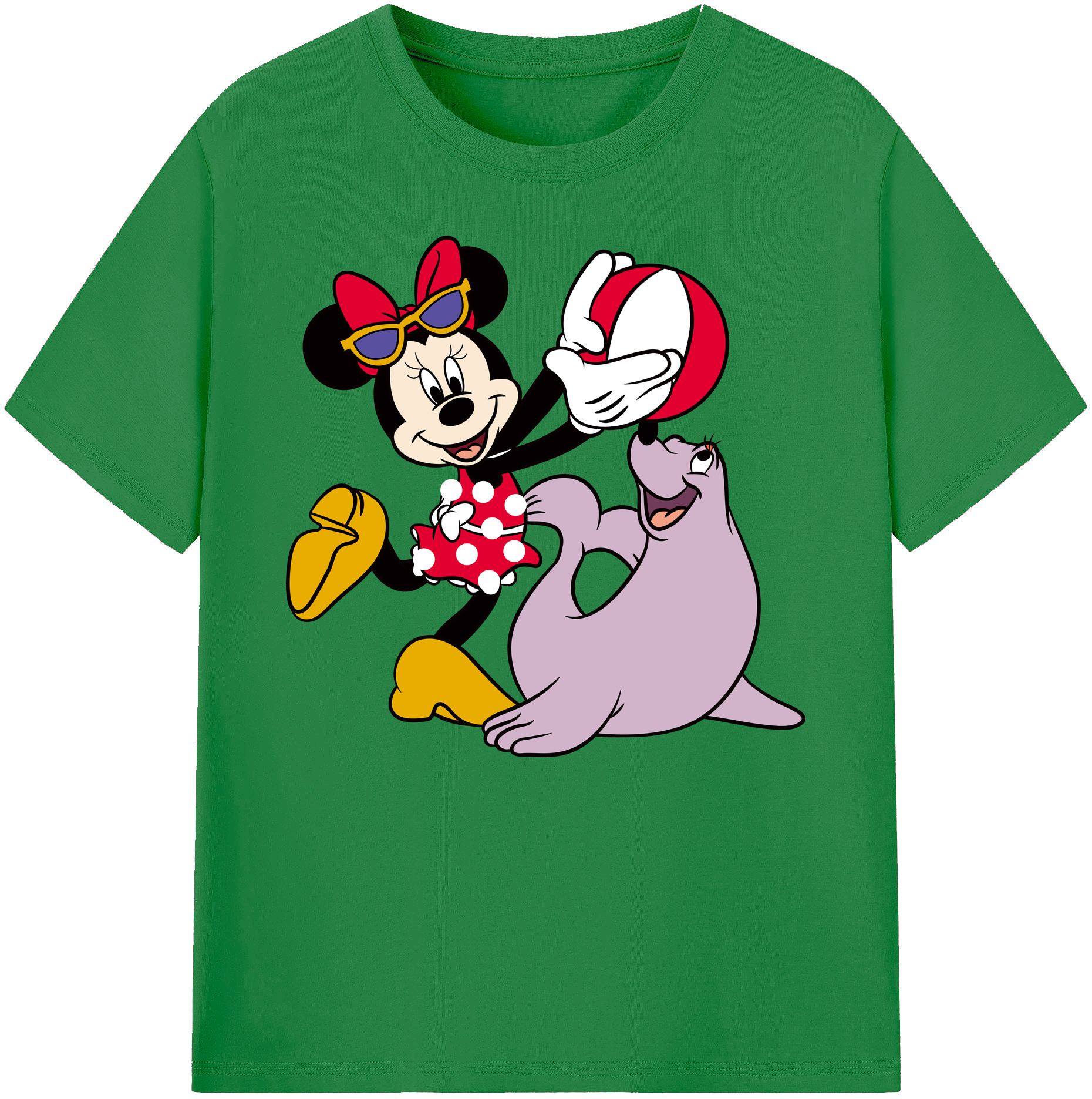 ミッキーマウス Mickey Mouse 綿100％ メンズ半袖Tシャツ｜肌触りやわらか＆通気性
