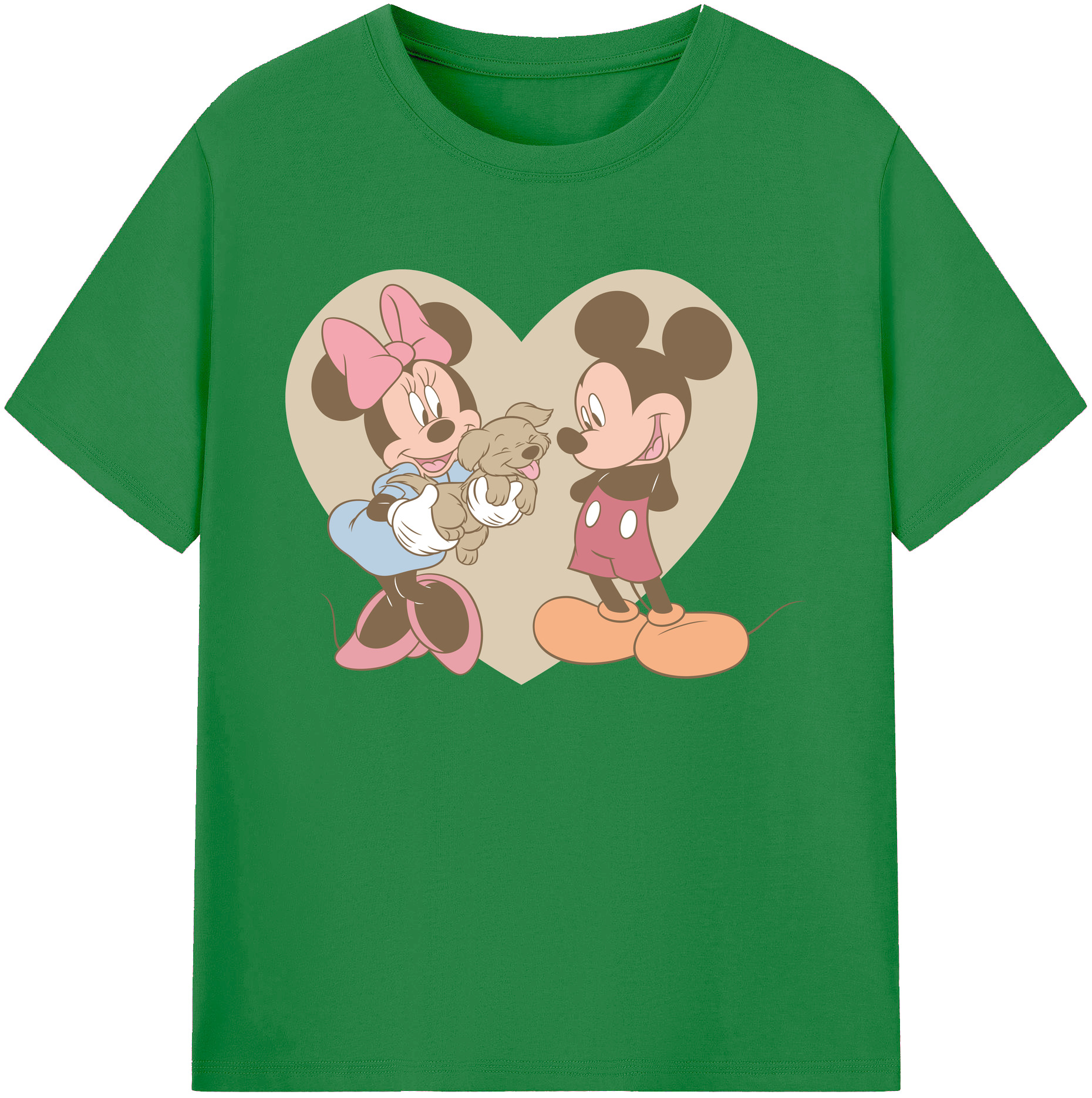 ミッキーマウス Mickey Mouse 綿100％ メンズ半袖Tシャツ｜肌触りやわらか＆通気性