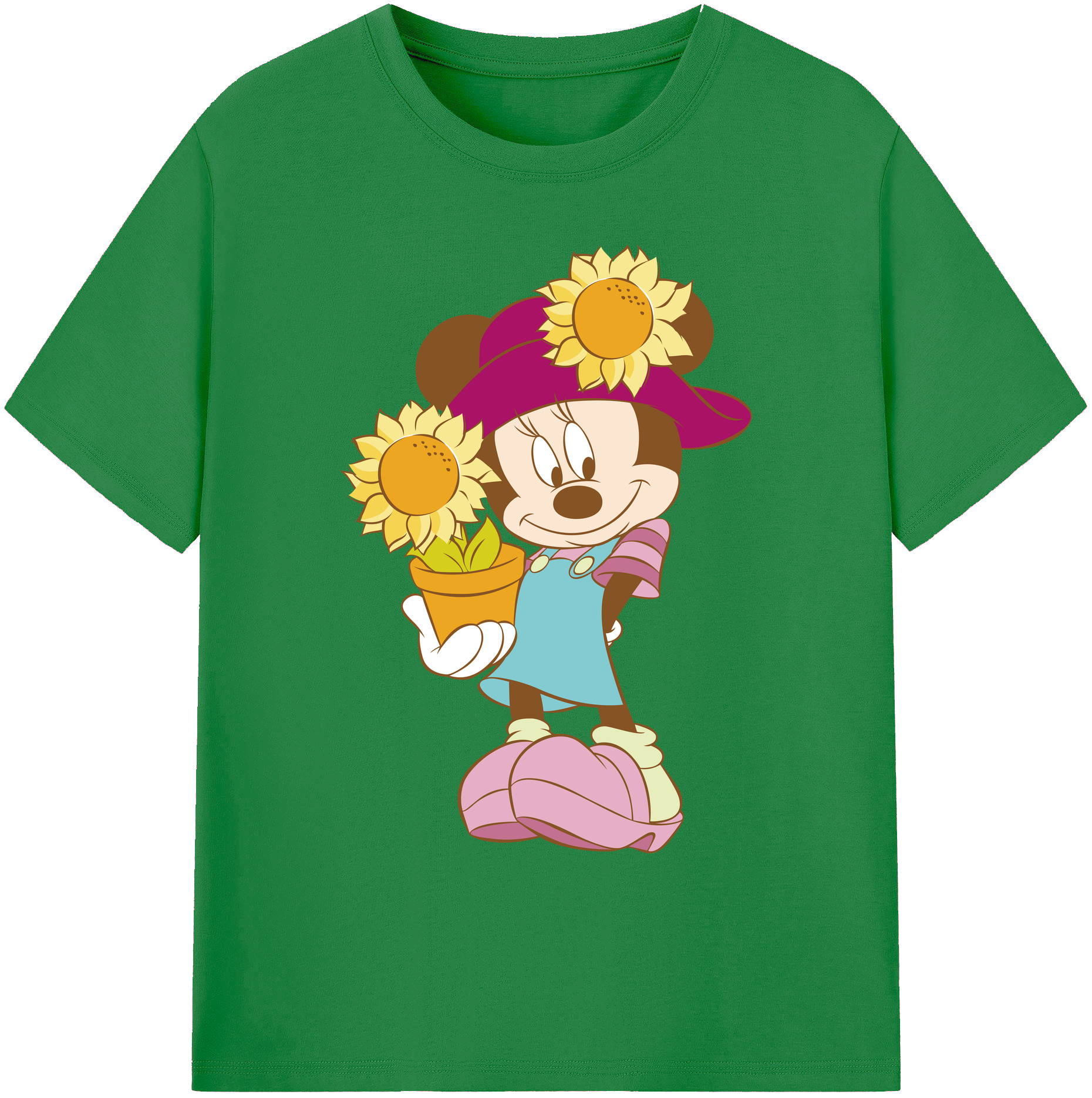 ミッキーマウス Mickey Mouse 綿100％ メンズ半袖Tシャツ｜肌触りやわらか＆通気性