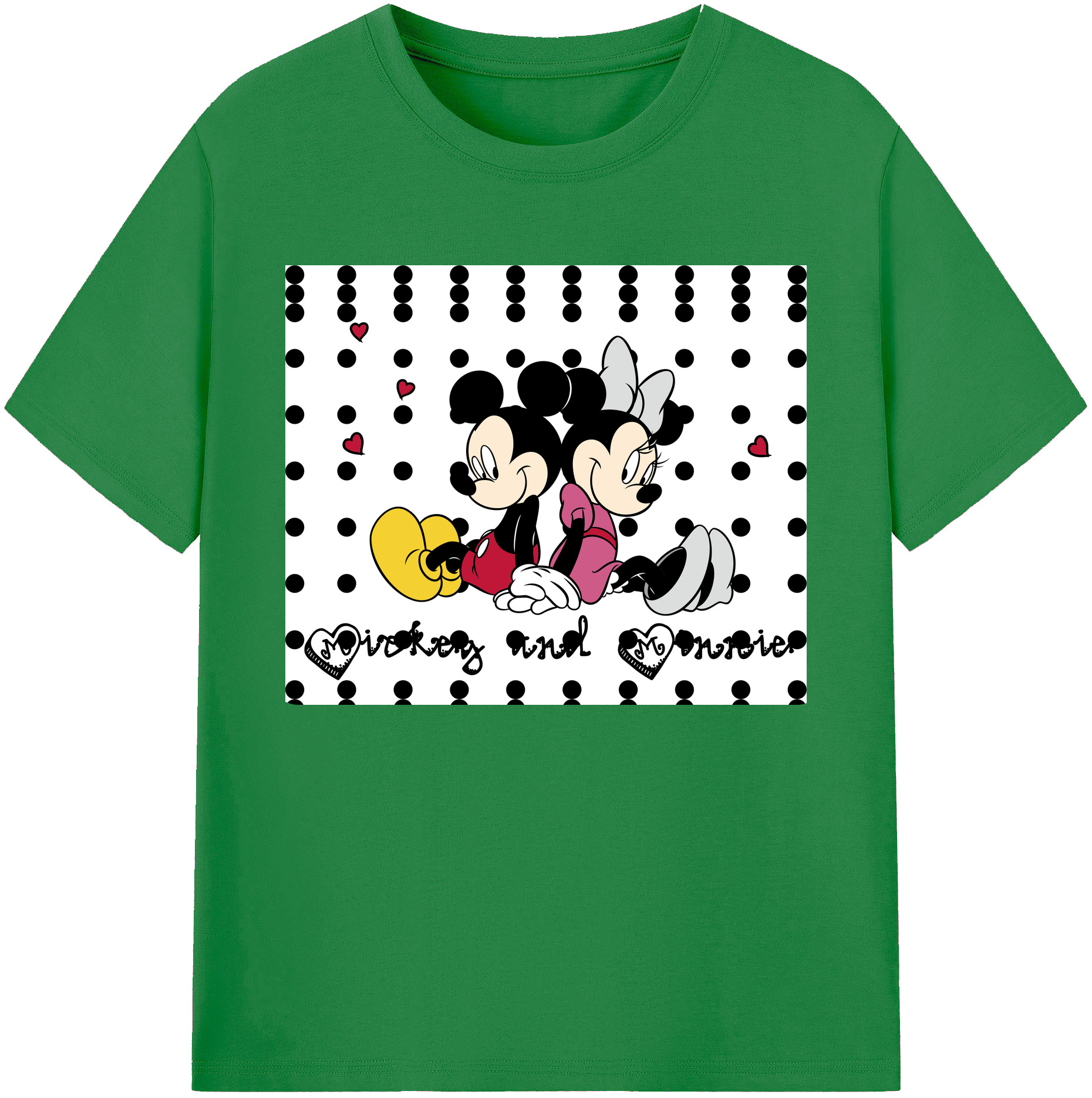 ミッキーマウス Mickey Mouse 綿100％ メンズ半袖Tシャツ｜肌触りやわらか＆通気性