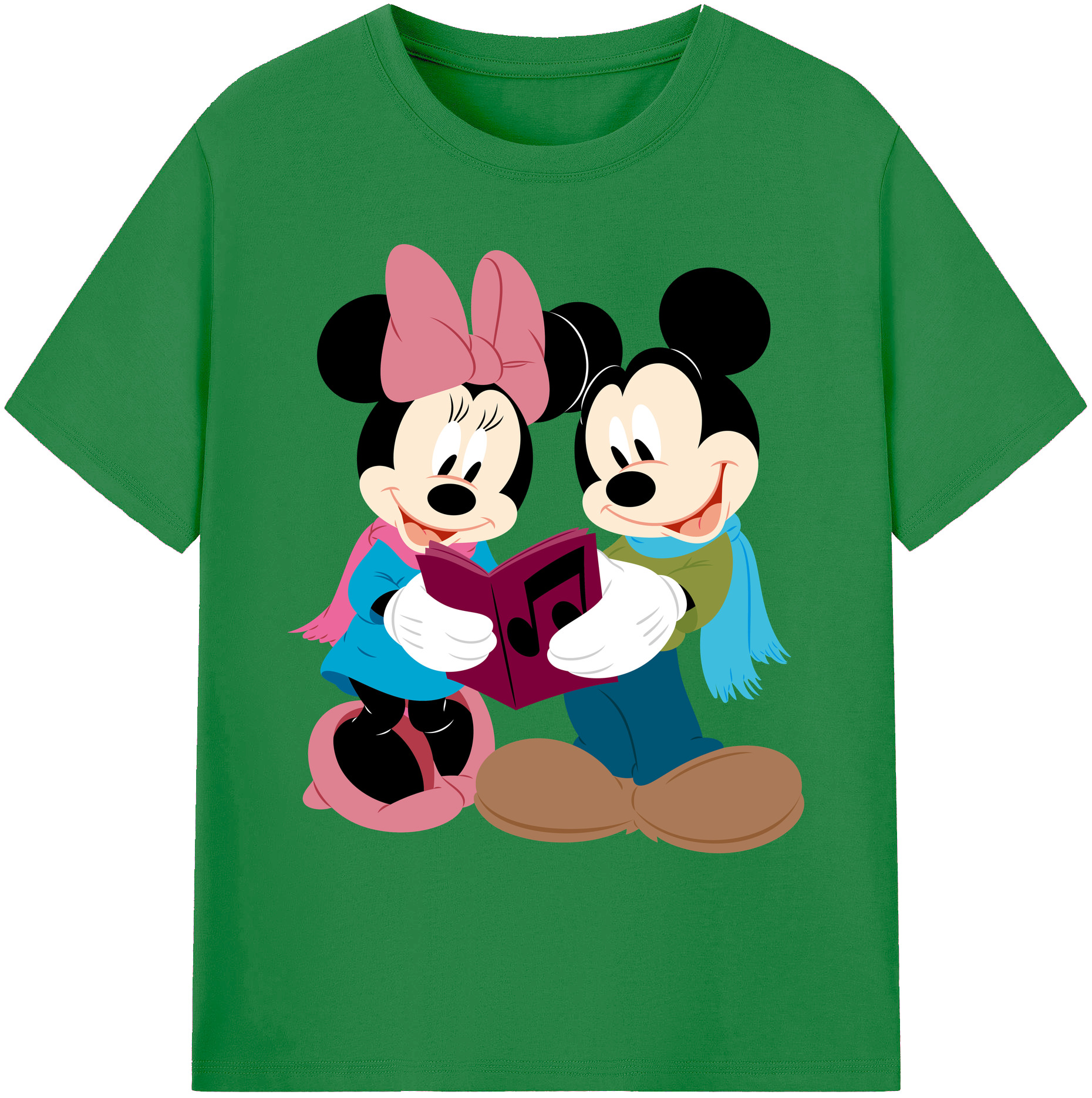 ミッキーマウス Mickey Mouse 綿100％ メンズ半袖Tシャツ｜肌触りやわらか＆通気性