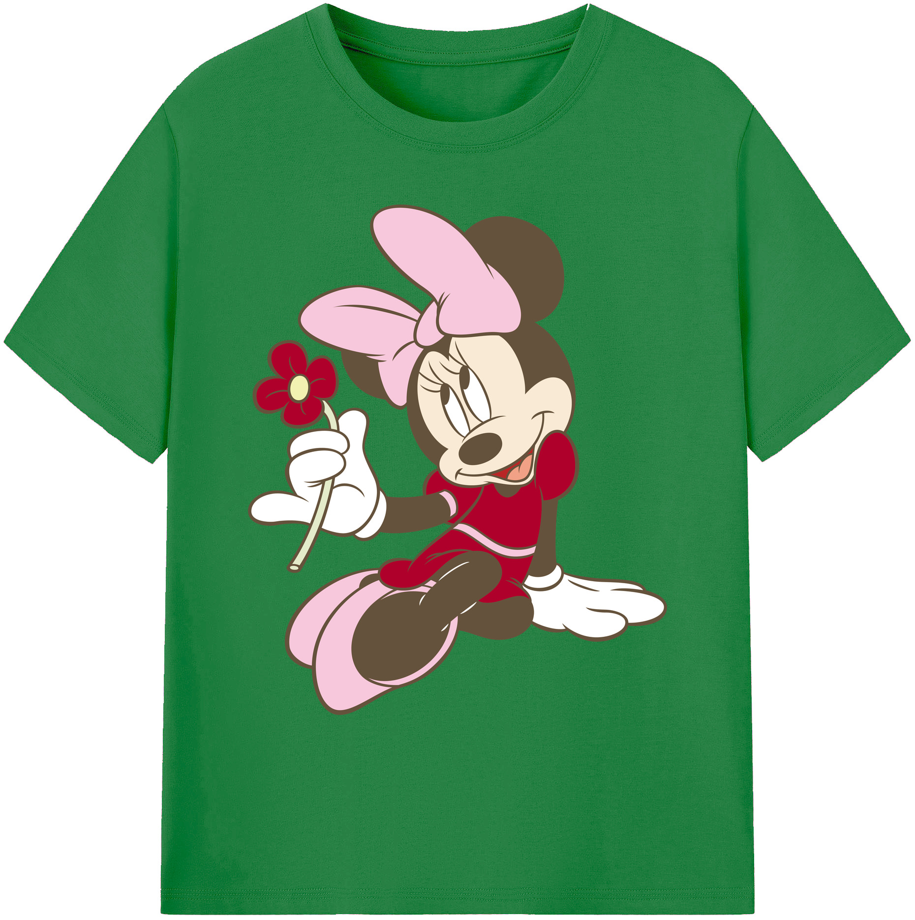 ミッキーマウス Mickey Mouse 綿100％ メンズ半袖Tシャツ｜肌触りやわらか＆通気性