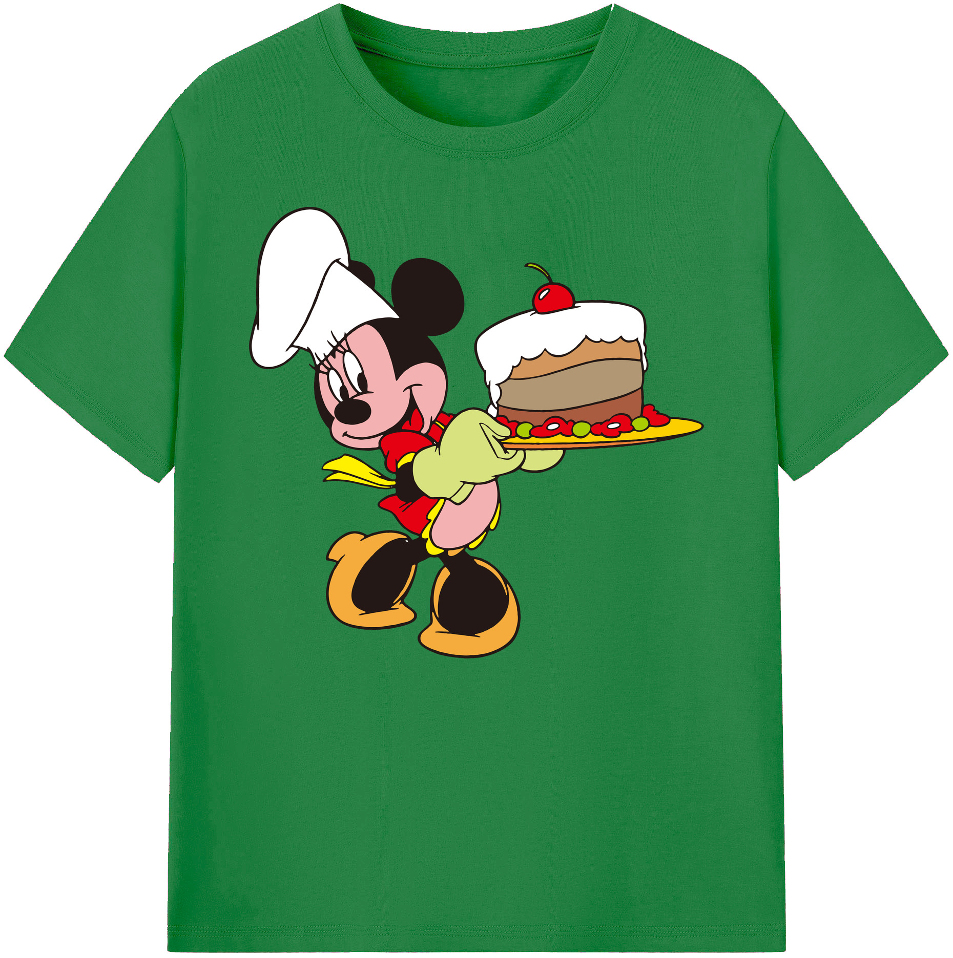 ミッキーマウス Mickey Mouse 綿100％ メンズ半袖Tシャツ｜肌触りやわらか＆通気性
