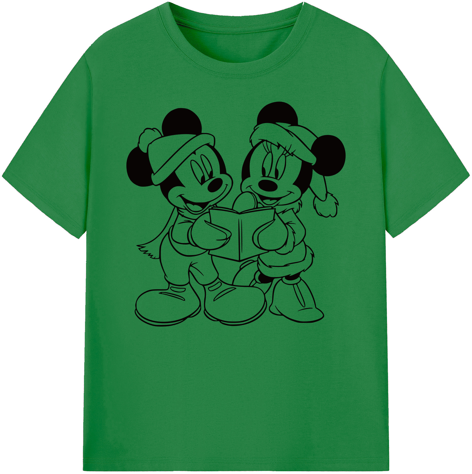 ミッキーマウス Mickey Mouse 綿100％ メンズ半袖Tシャツ｜肌触りやわらか＆通気性