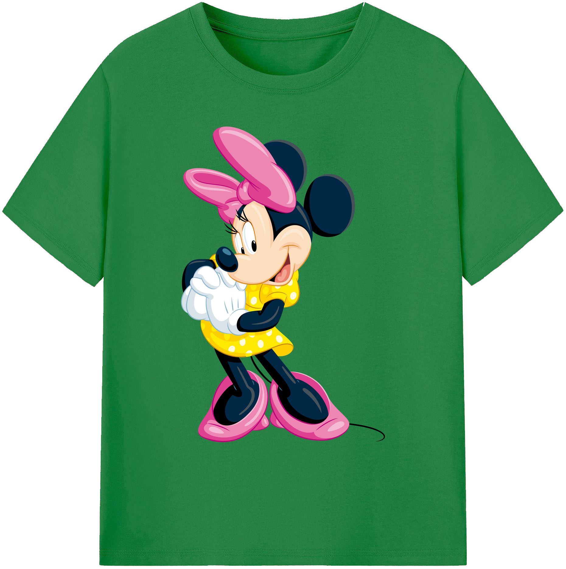 ミッキーマウス Mickey Mouse 綿100％ メンズ半袖Tシャツ｜肌触りやわらか＆通気性