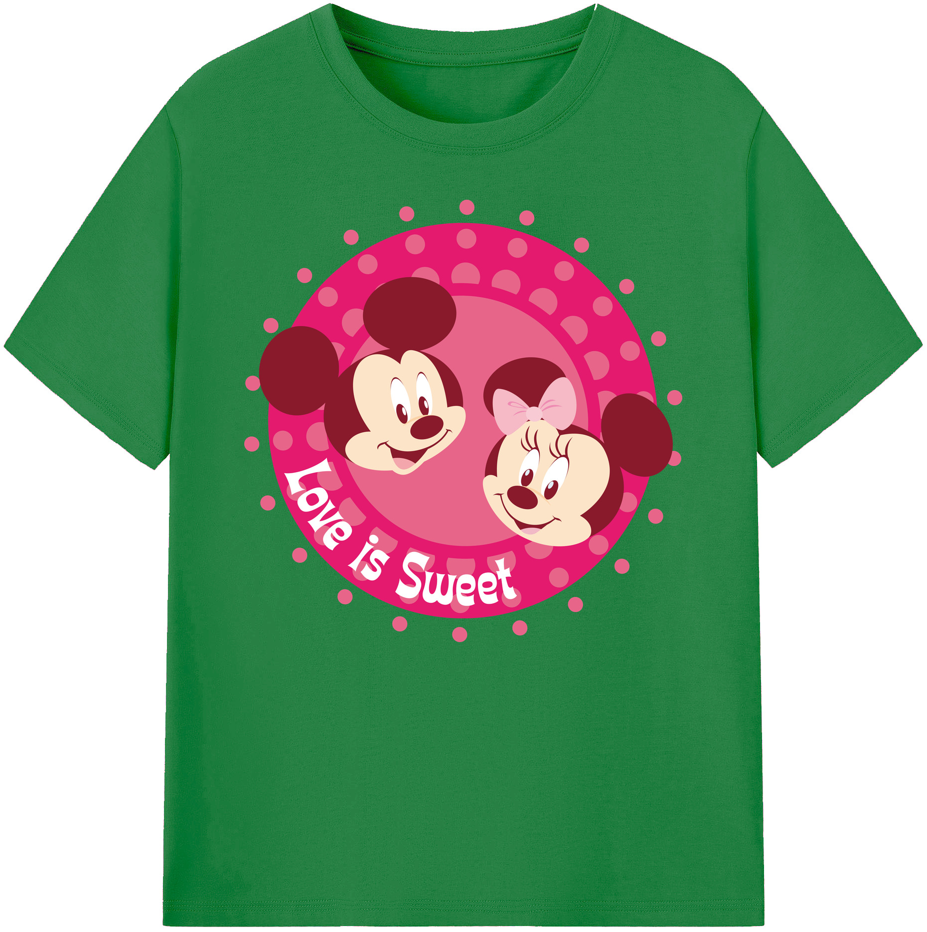 ミッキーマウス Mickey Mouse 綿100％ メンズ半袖Tシャツ｜肌触りやわらか＆通気性
