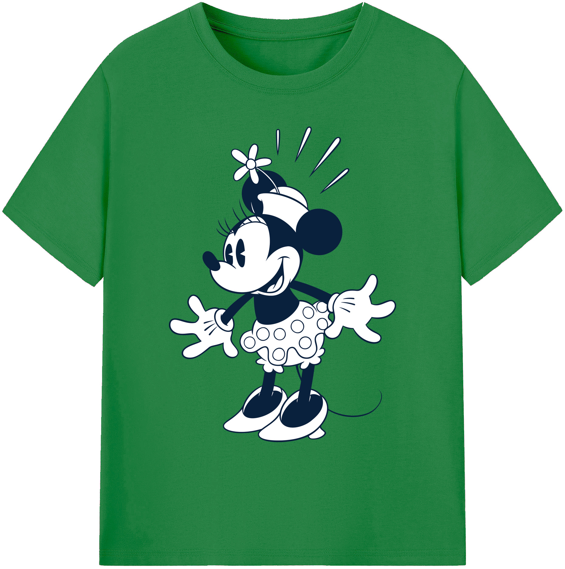 ミッキーマウス Mickey Mouse 綿100％ メンズ半袖Tシャツ｜肌触りやわらか＆通気性