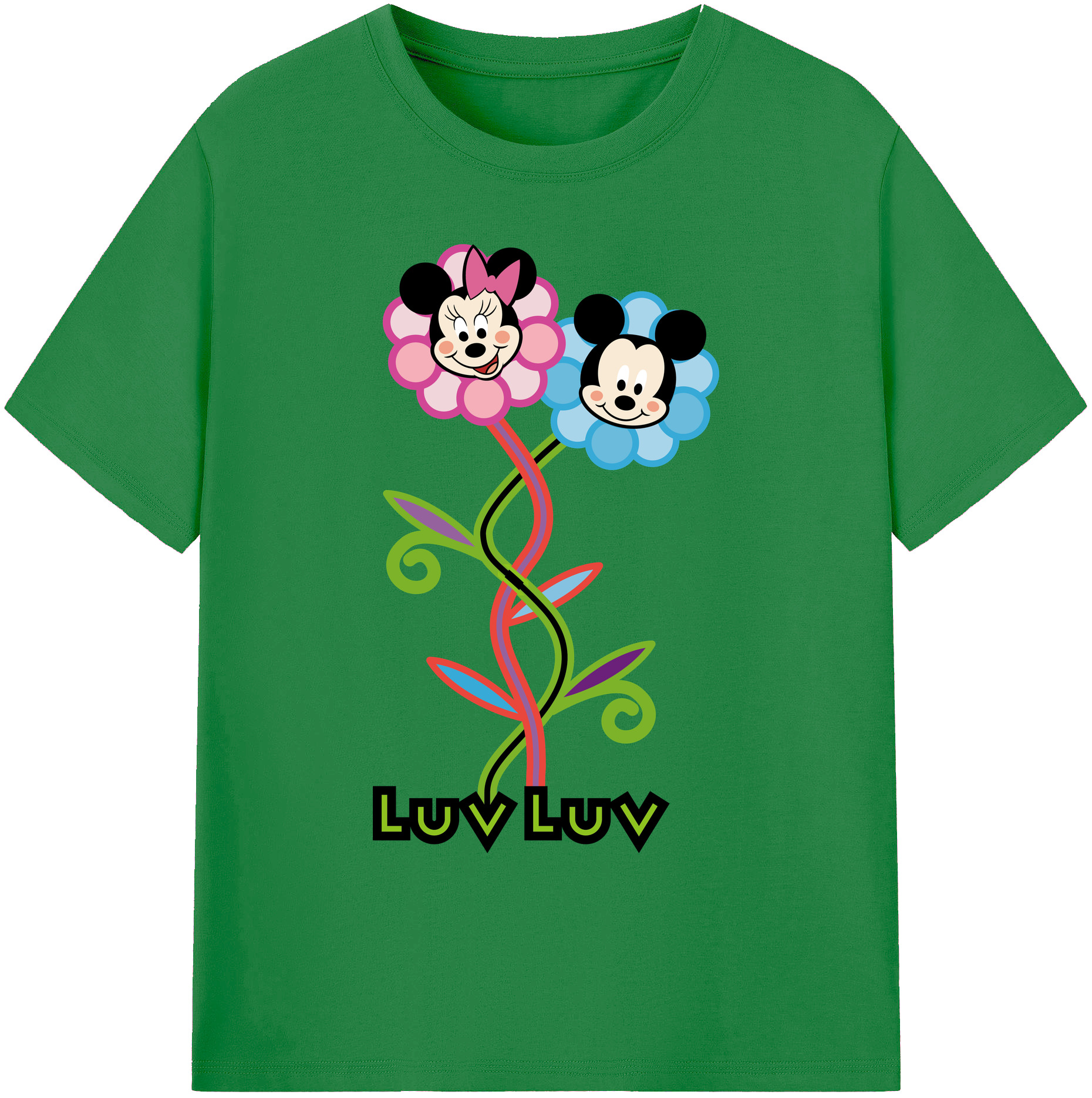 （画像用） ミッキーマウス Mickey Mouse 綿100％ メンズ半袖Tシャツ｜肌触りやわらか＆通気性