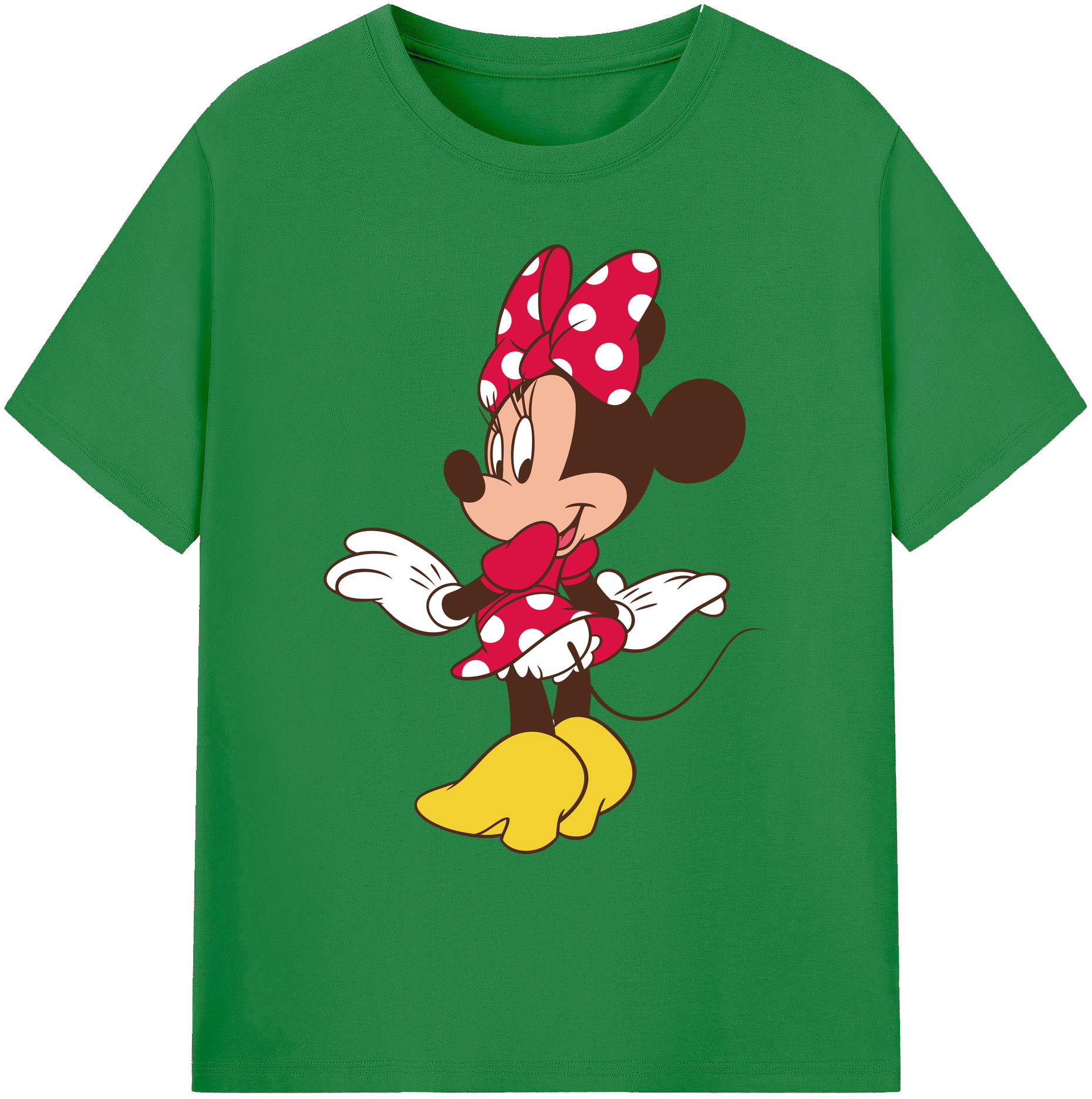 ミッキーマウス Mickey Mouse 綿100％ メンズ半袖Tシャツ｜肌触りやわらか＆通気性