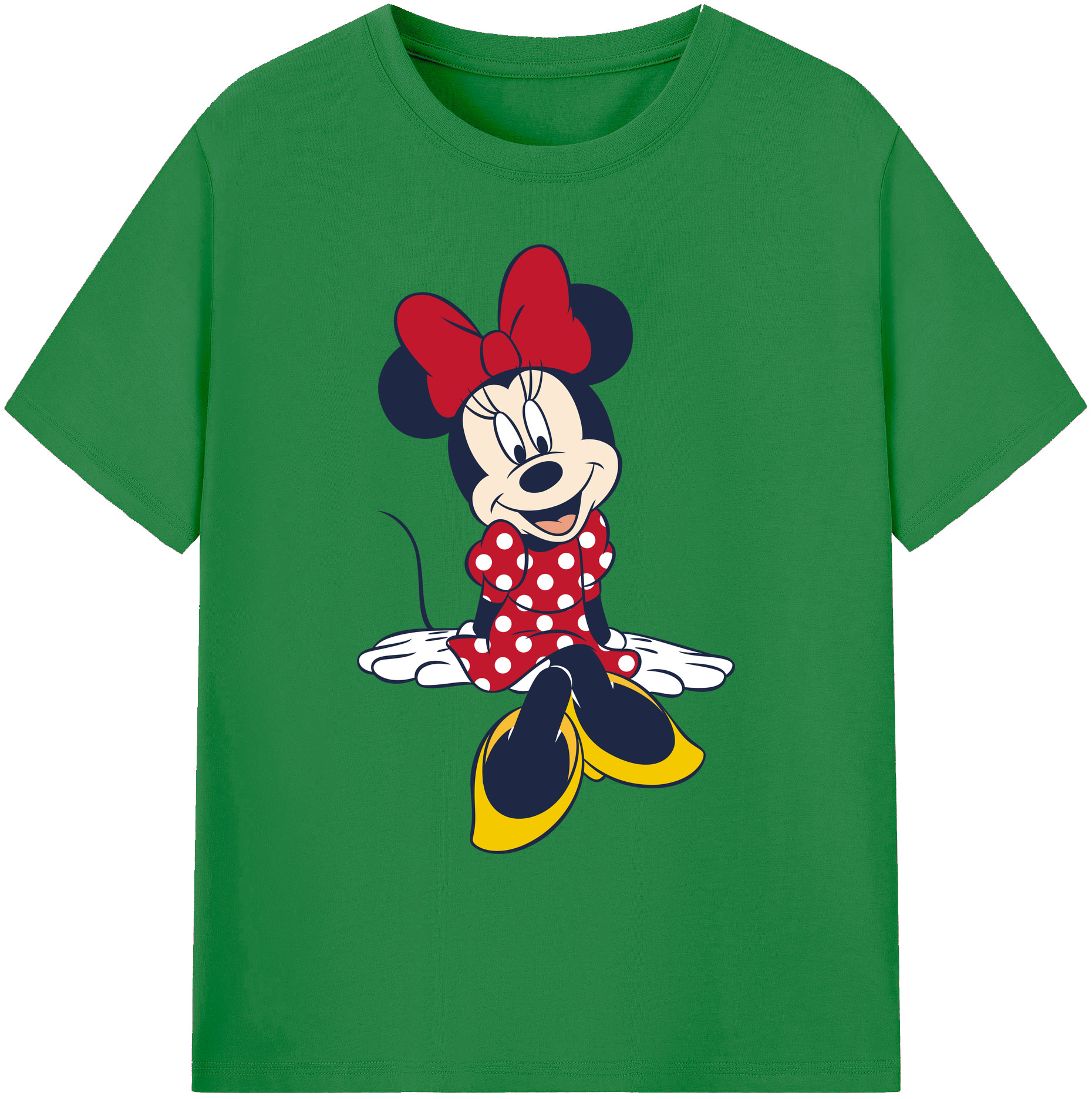 ミッキーマウス Mickey Mouse 綿100％ メンズ半袖Tシャツ｜肌触りやわらか＆通気性