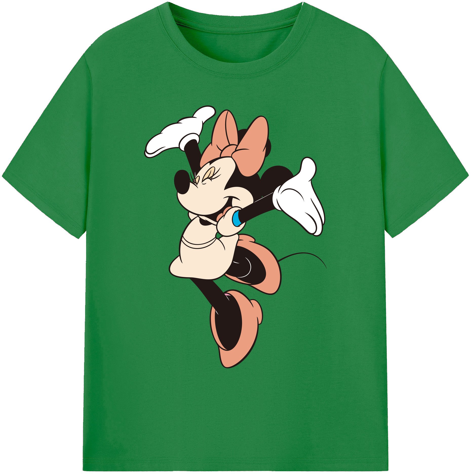 ミッキーマウス Mickey Mouse 綿100％ メンズ半袖Tシャツ｜肌触りやわらか＆通気性