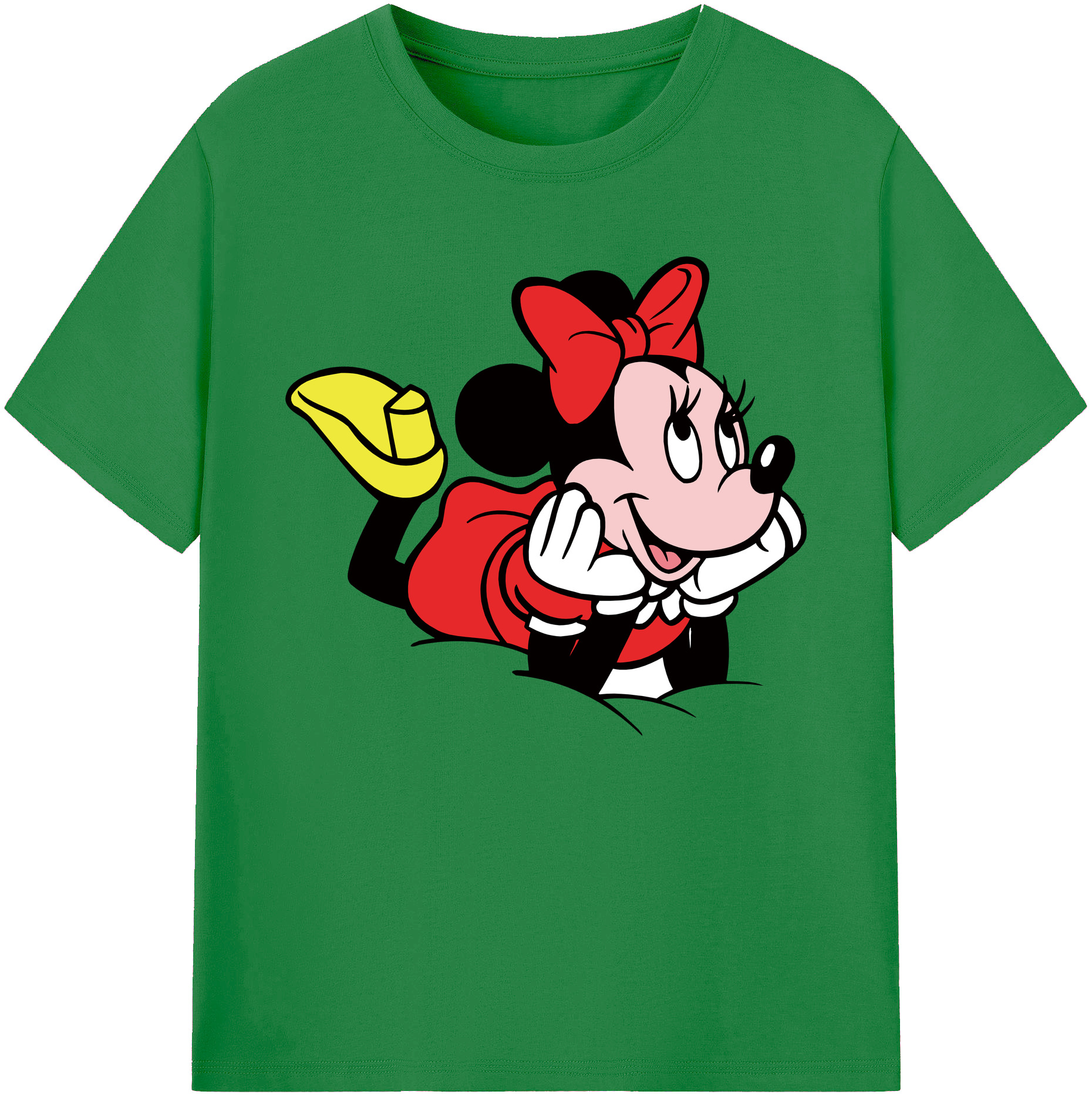 ミッキーマウス Mickey Mouse 綿100％ メンズ半袖Tシャツ｜肌触りやわらか＆通気性
