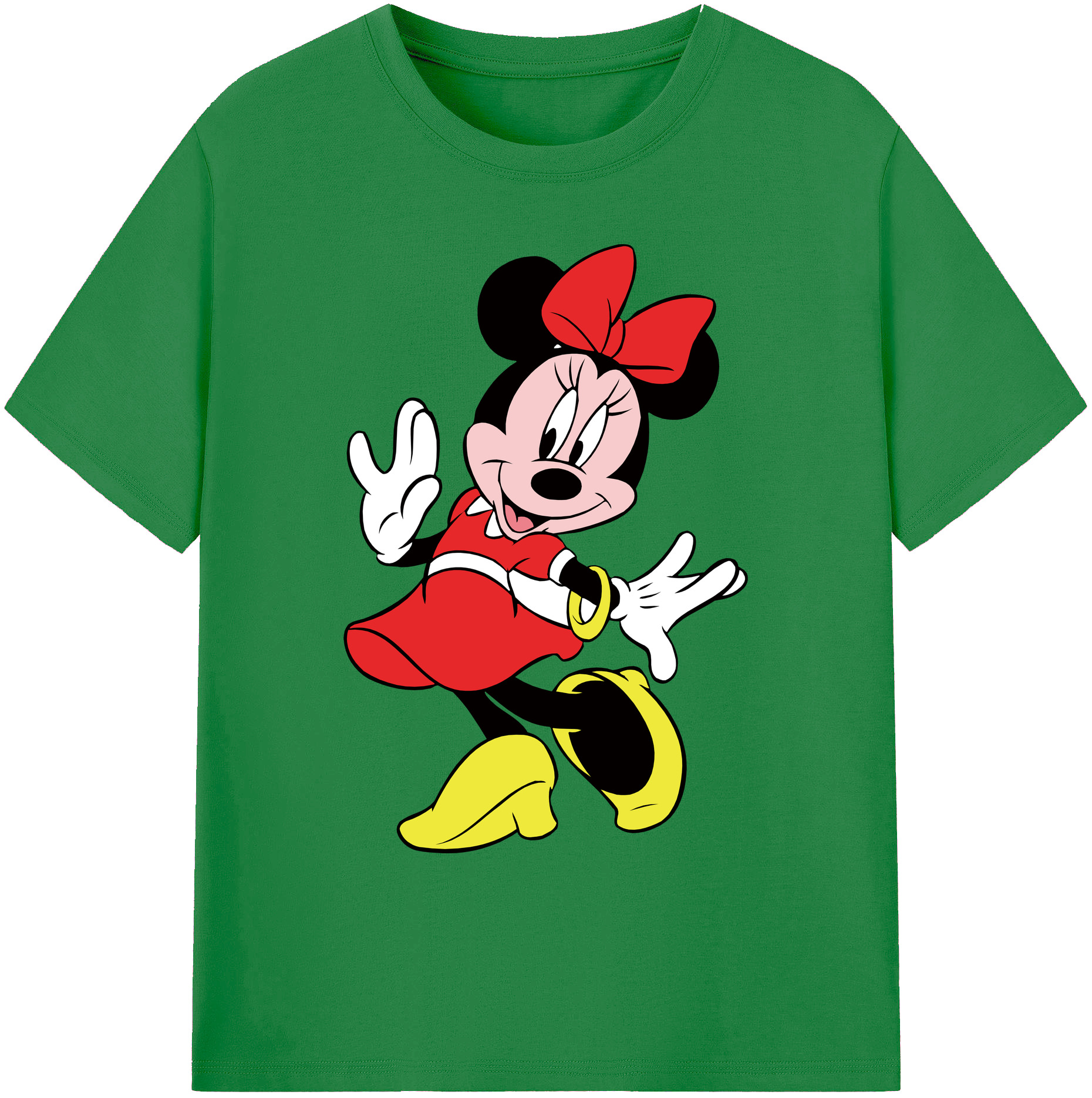ミッキーマウス Mickey Mouse 綿100％ メンズ半袖Tシャツ｜肌触りやわらか＆通気性