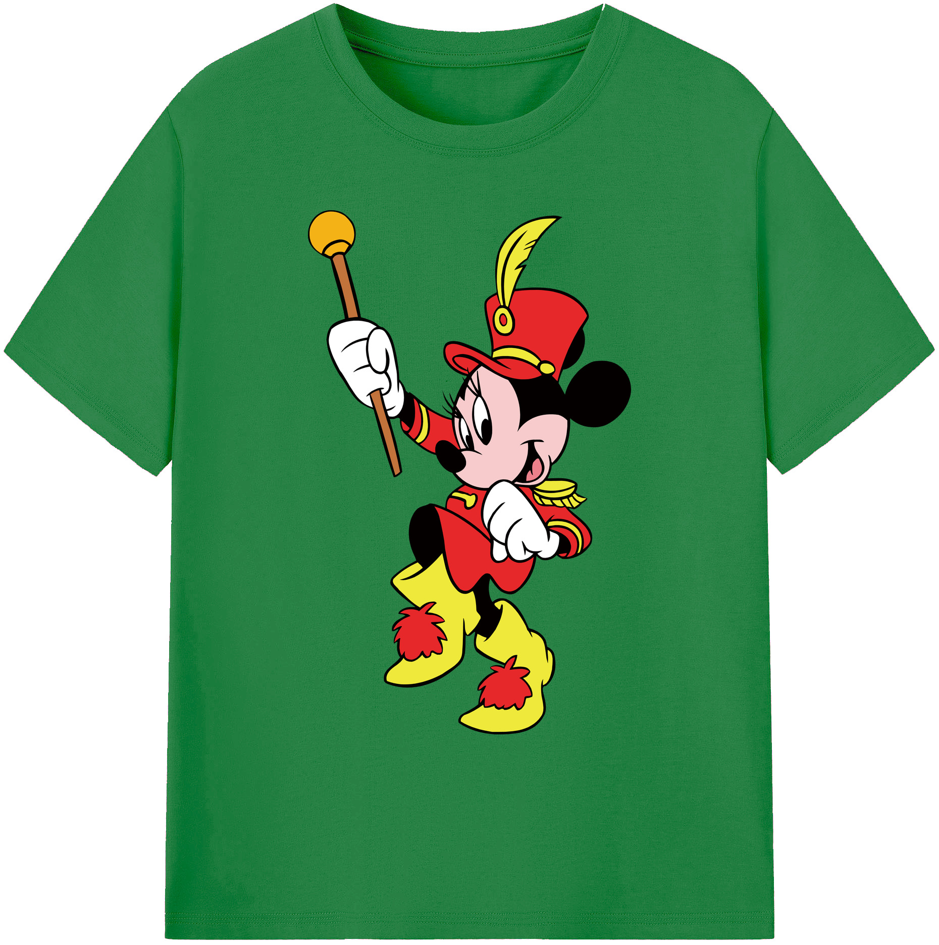 ミッキーマウス Mickey Mouse 綿100％ メンズ半袖Tシャツ｜肌触りやわらか＆通気性