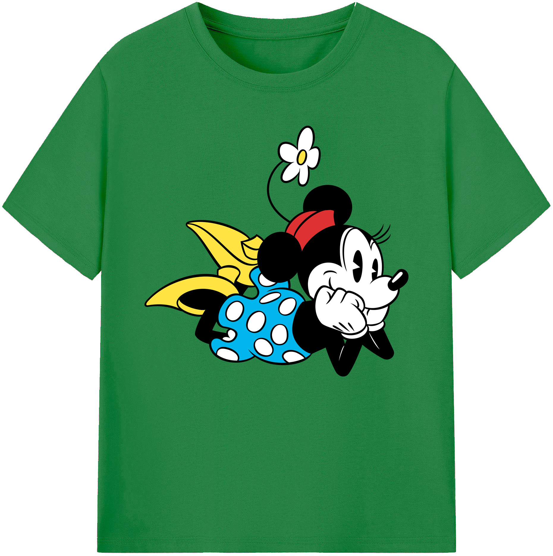 ミッキーマウス Mickey Mouse 綿100％ メンズ半袖Tシャツ｜肌触りやわらか＆通気性