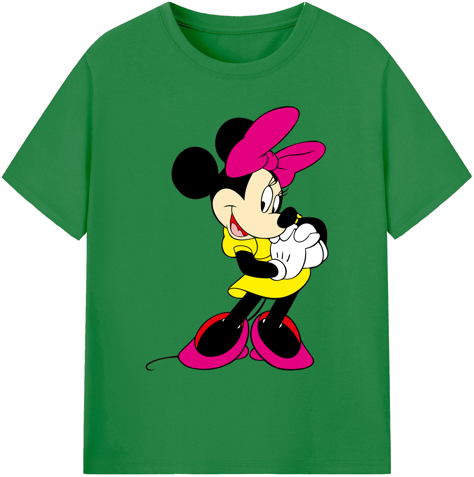 ミッキーマウス Mickey Mouse 綿100％ メンズ半袖Tシャツ｜肌触りやわらか＆通気性