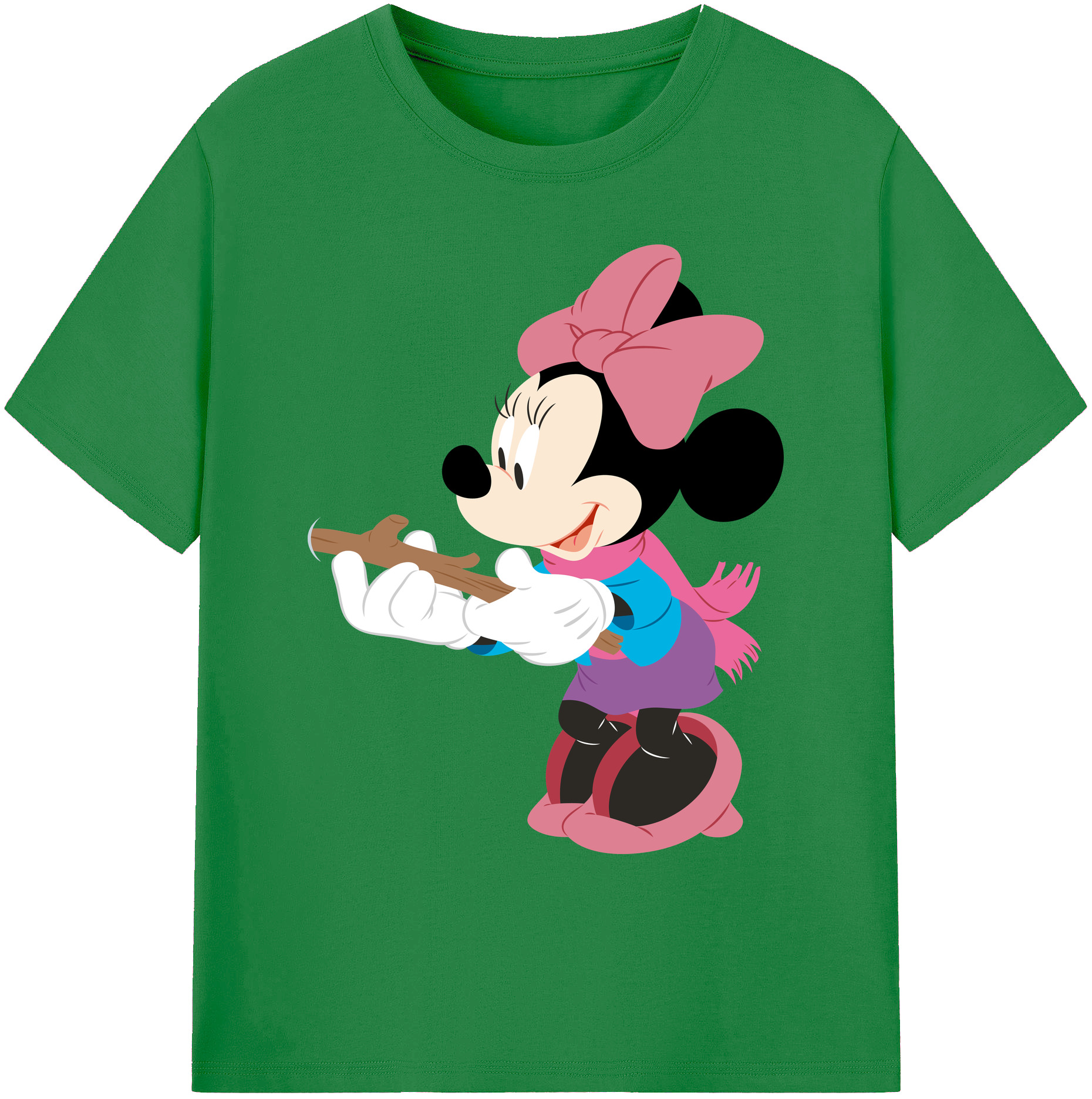 ミッキーマウス Mickey Mouse 綿100％ メンズ半袖Tシャツ｜肌触りやわらか＆通気性