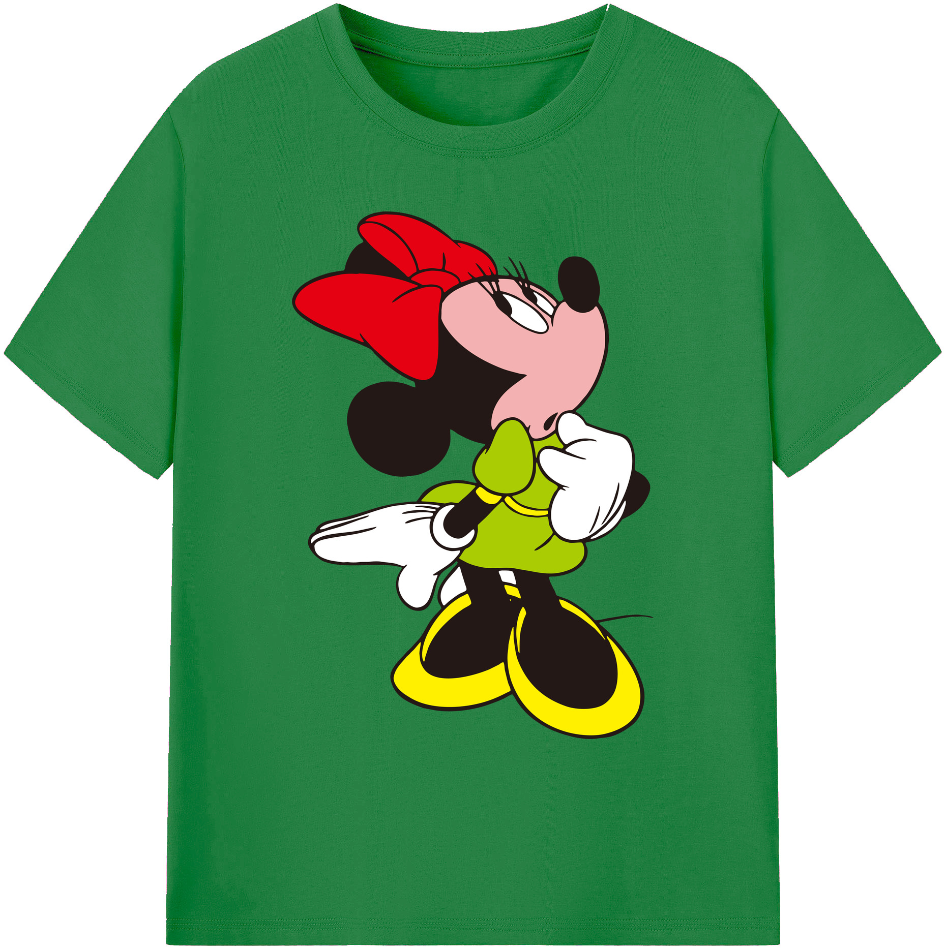 ミッキーマウス Mickey Mouse 綿100％ メンズ半袖Tシャツ｜肌触りやわらか＆通気性