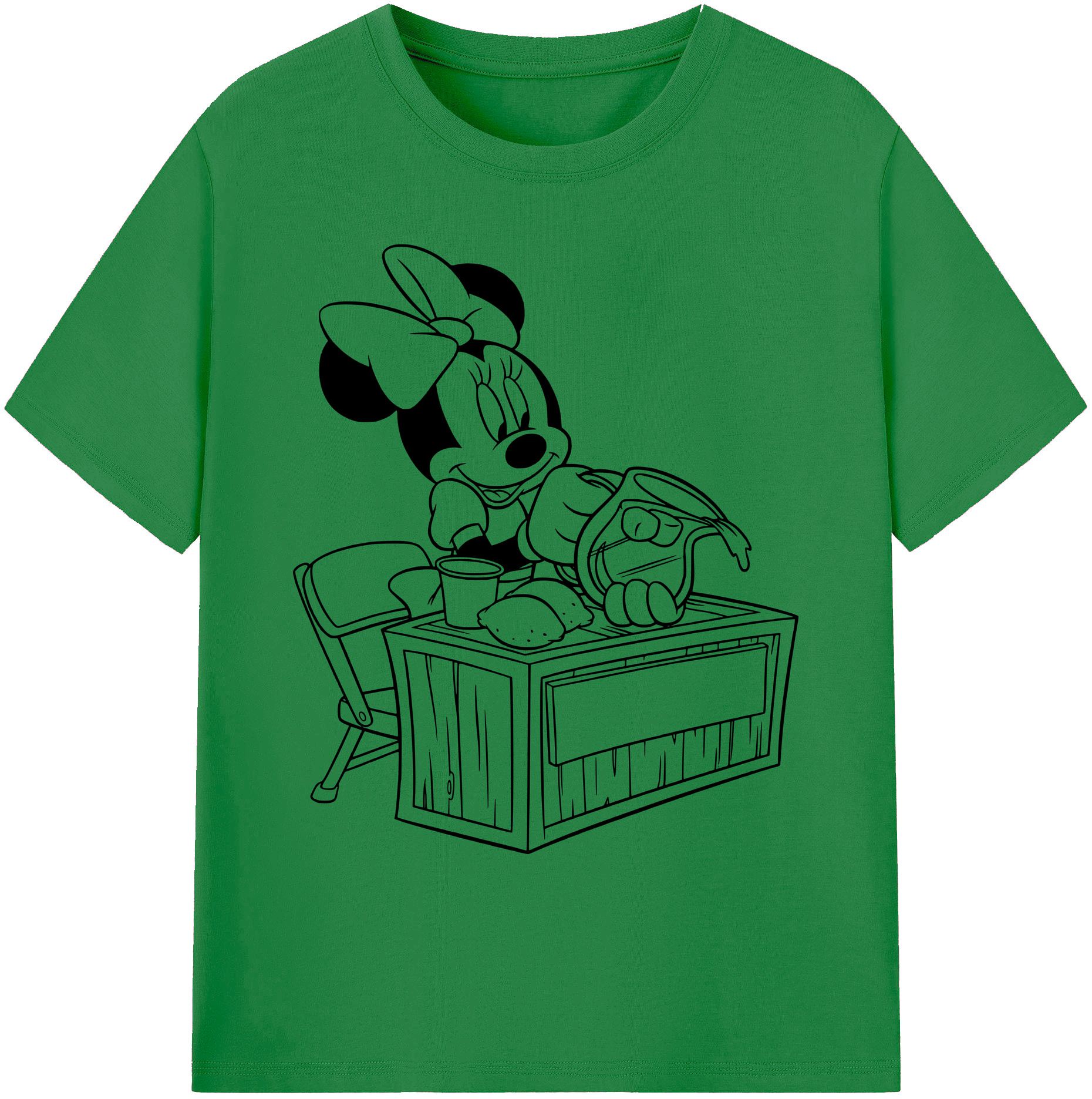 ミッキーマウス Mickey Mouse 綿100％ メンズ半袖Tシャツ｜肌触りやわらか＆通気性
