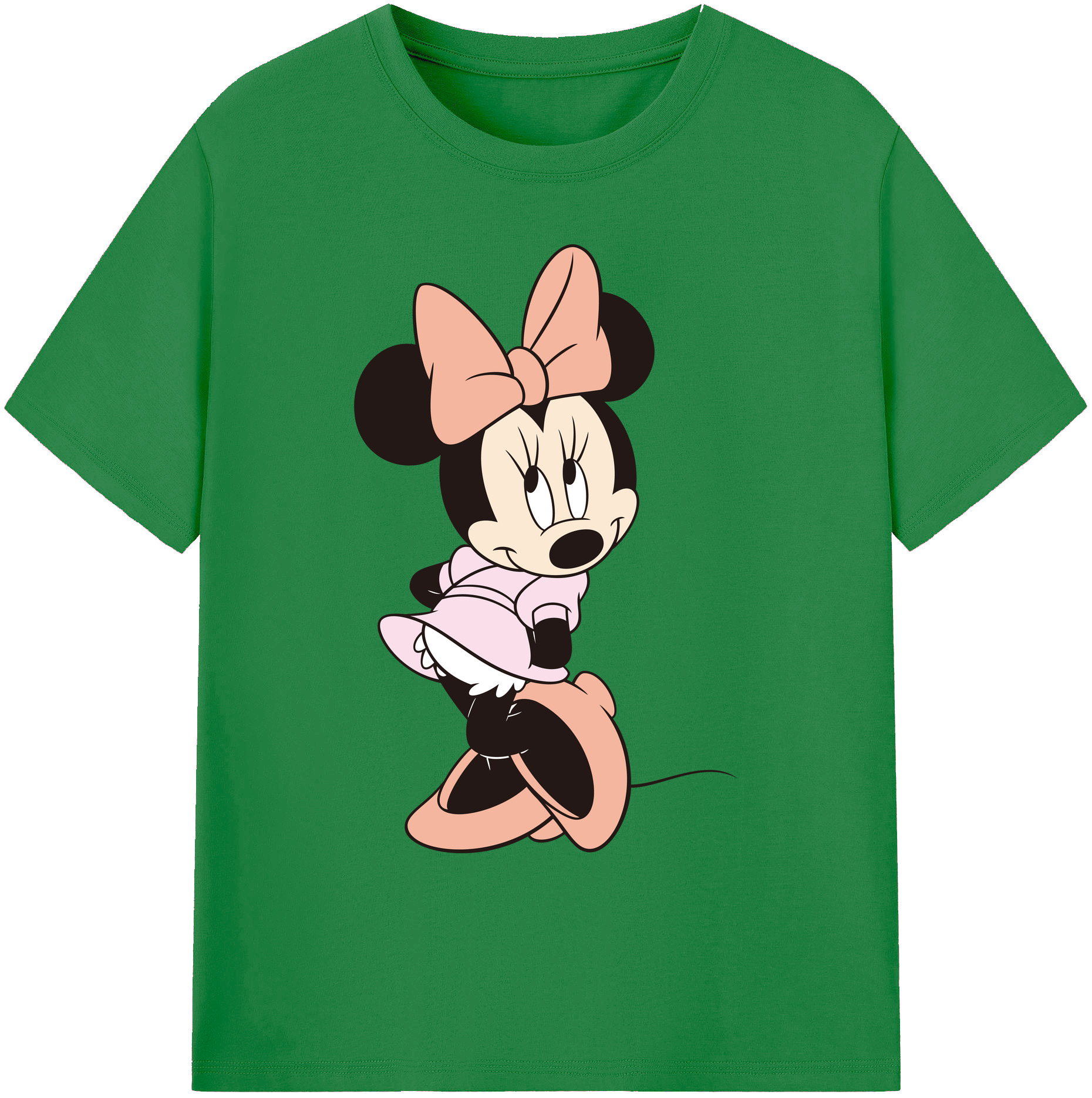 ミッキーマウス Mickey Mouse 綿100％ メンズ半袖Tシャツ｜肌触りやわらか＆通気性