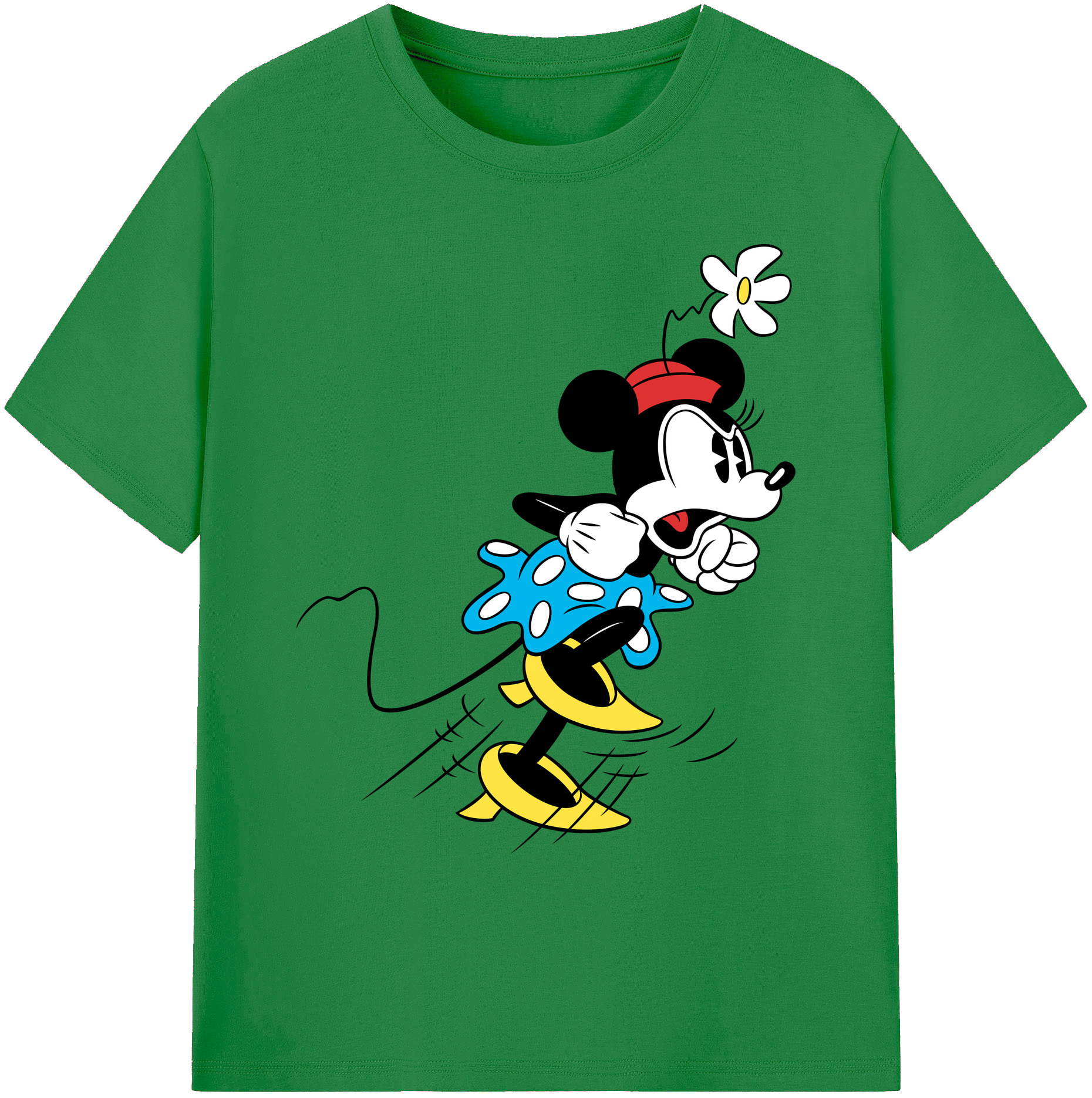 ミッキーマウス Mickey Mouse 綿100％ メンズ半袖Tシャツ｜肌触りやわらか＆通気性