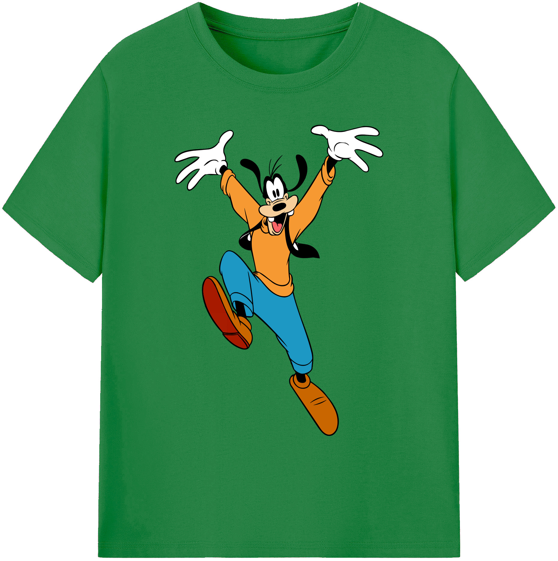 ミッキーマウス Mickey Mouse 綿100％ メンズ半袖Tシャツ｜肌触りやわらか＆通気性
