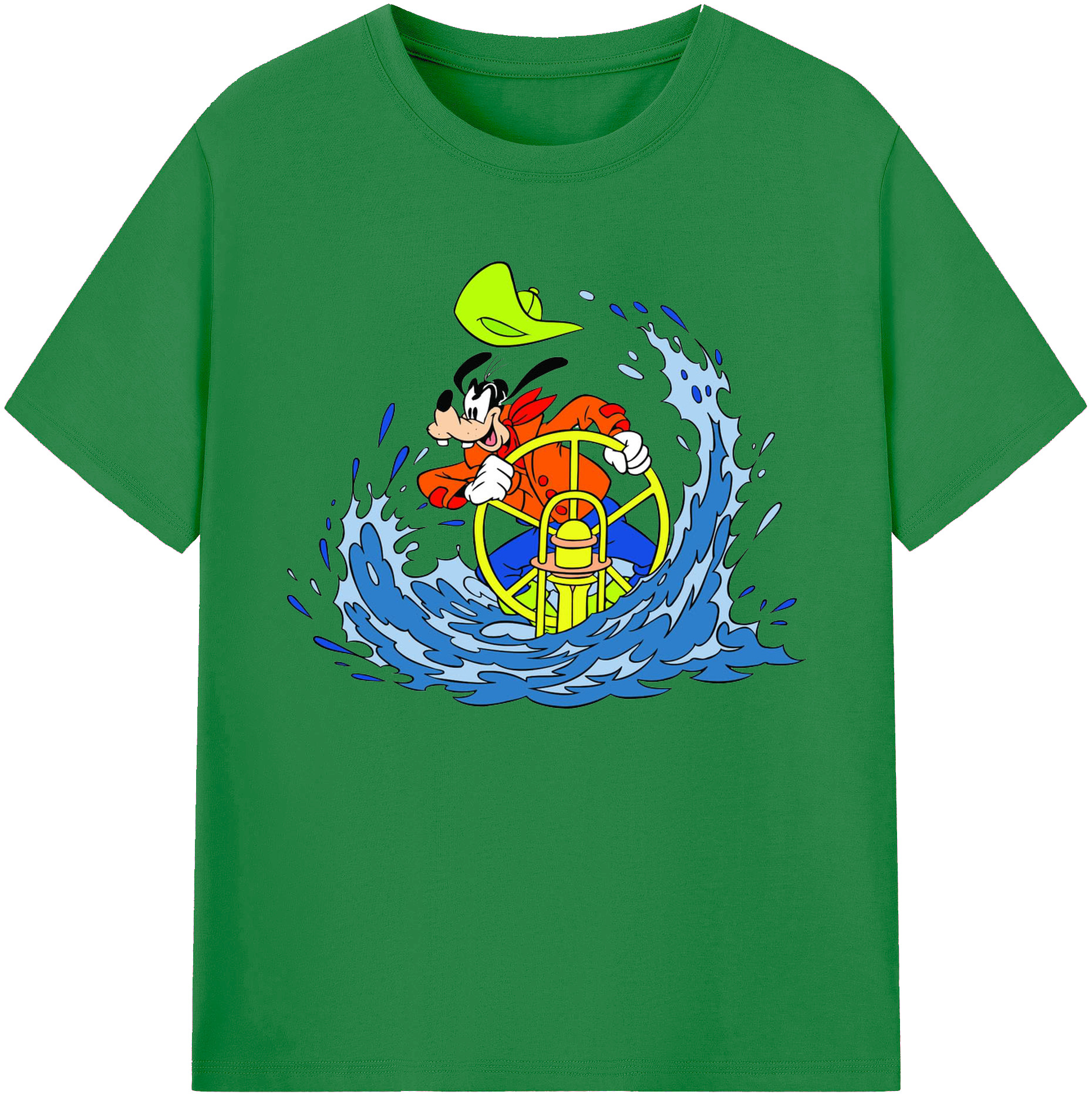 ミッキーマウス Mickey Mouse 綿100％ メンズ半袖Tシャツ｜肌触りやわらか＆通気性