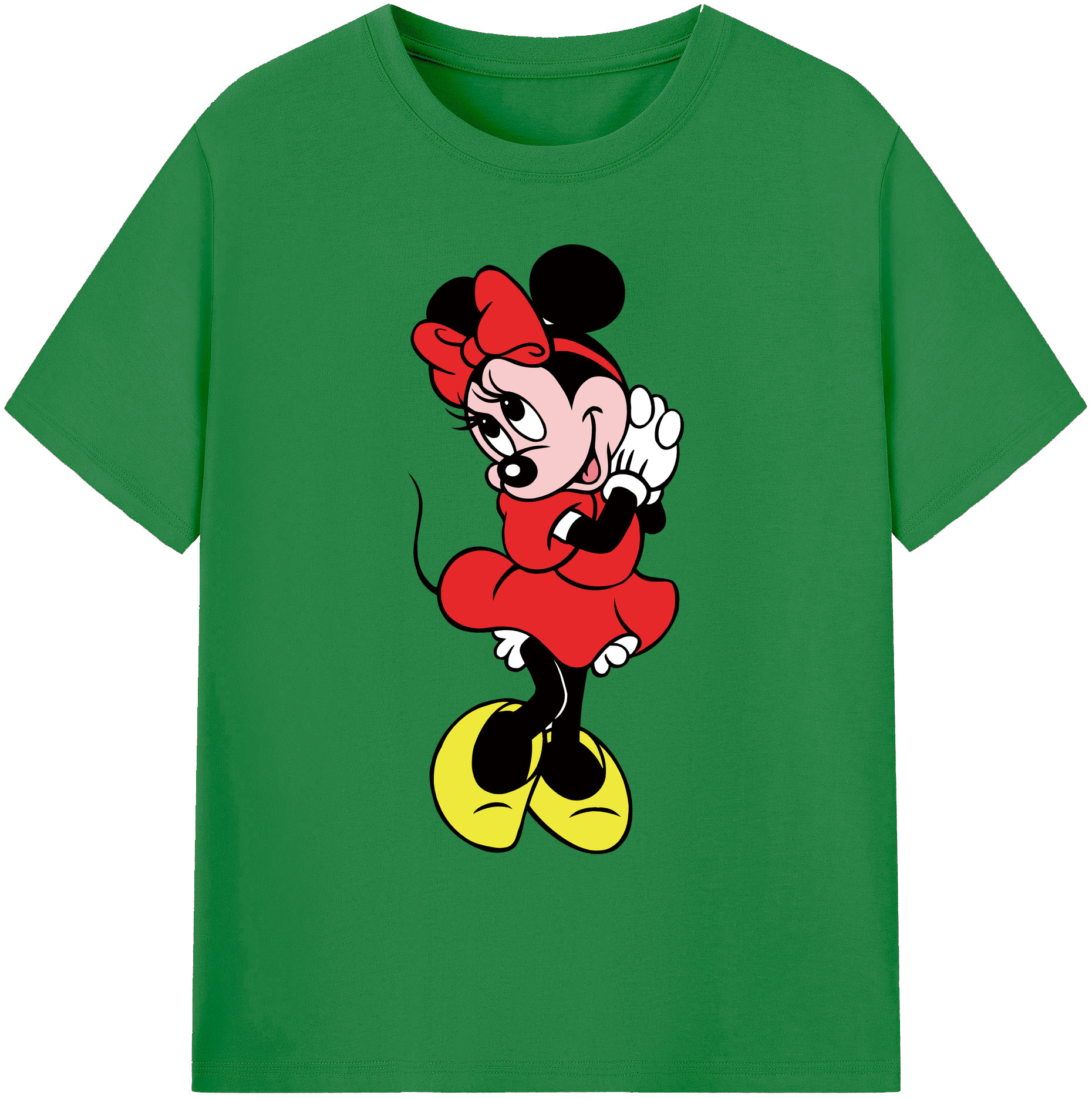 ミッキーマウス Mickey Mouse 綿100％ メンズ半袖Tシャツ｜肌触りやわらか＆通気性