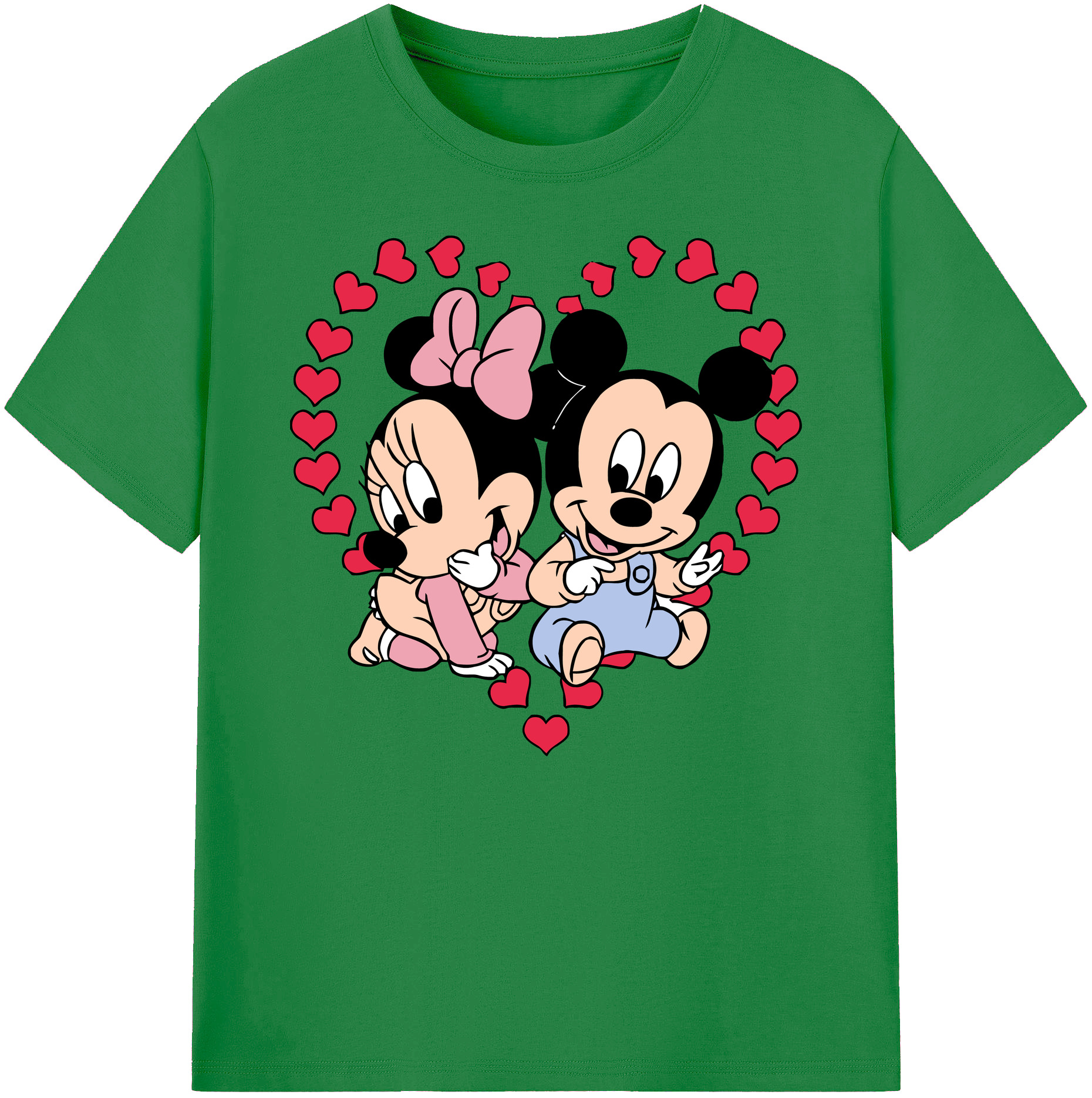 ミッキーマウス Mickey Mouse 綿100％ メンズ半袖Tシャツ｜肌触りやわらか＆通気性