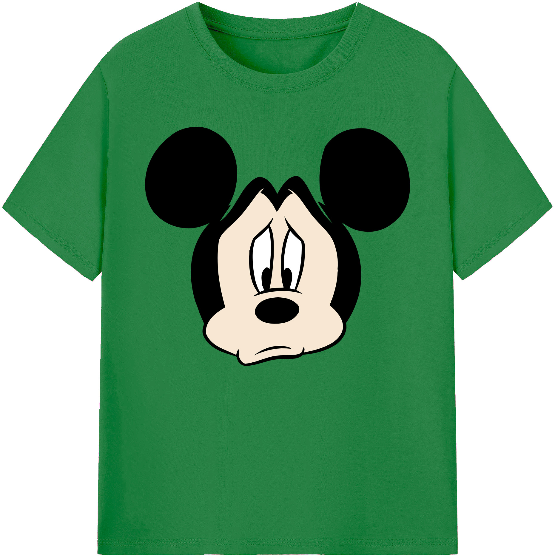 ミッキーマウス Mickey Mouse 綿100％ メンズ半袖Tシャツ｜肌触りやわらか＆通気性