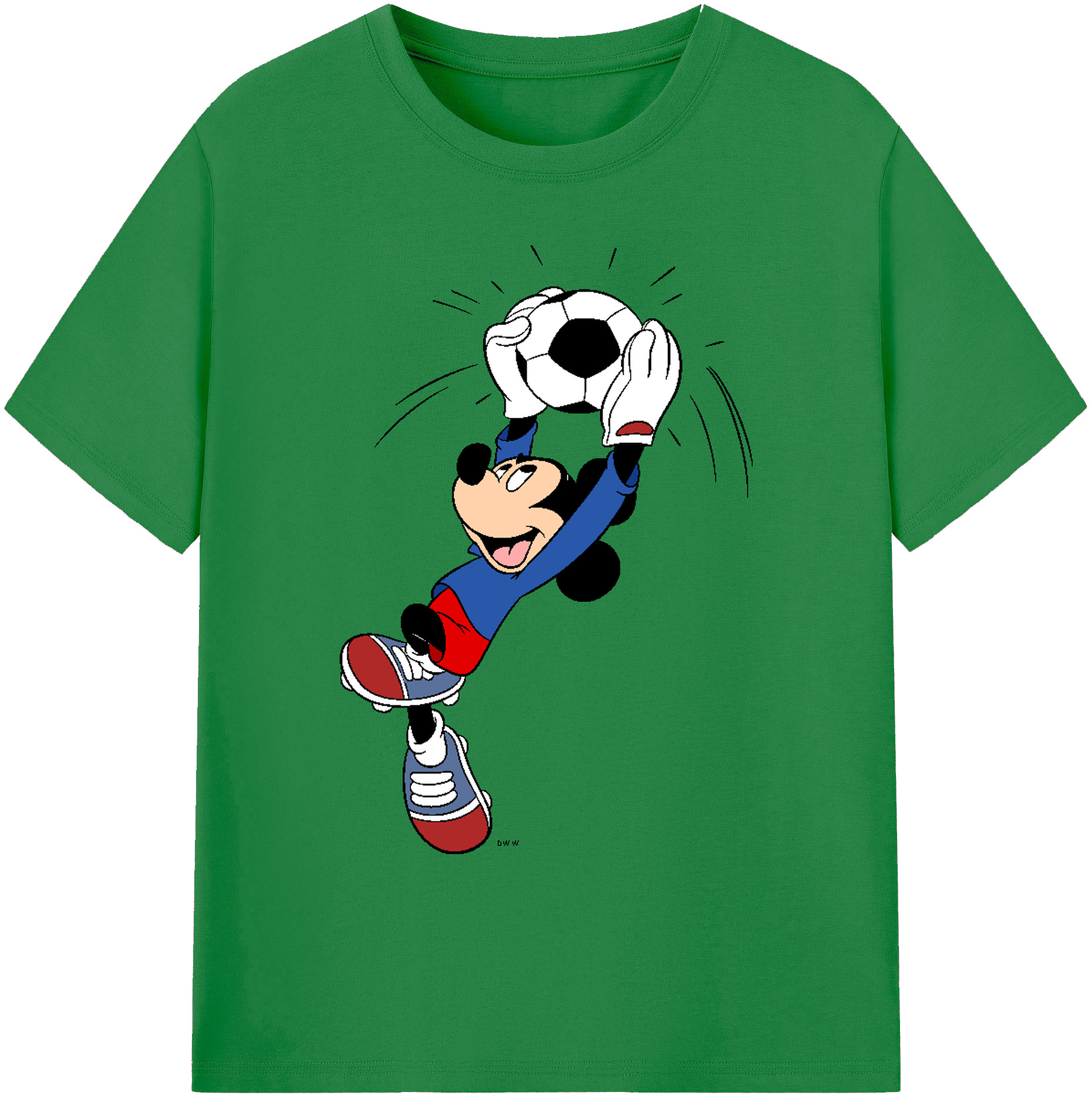 ミッキーマウス Mickey Mouse 綿100％ メンズ半袖Tシャツ｜肌触りやわらか＆通気性