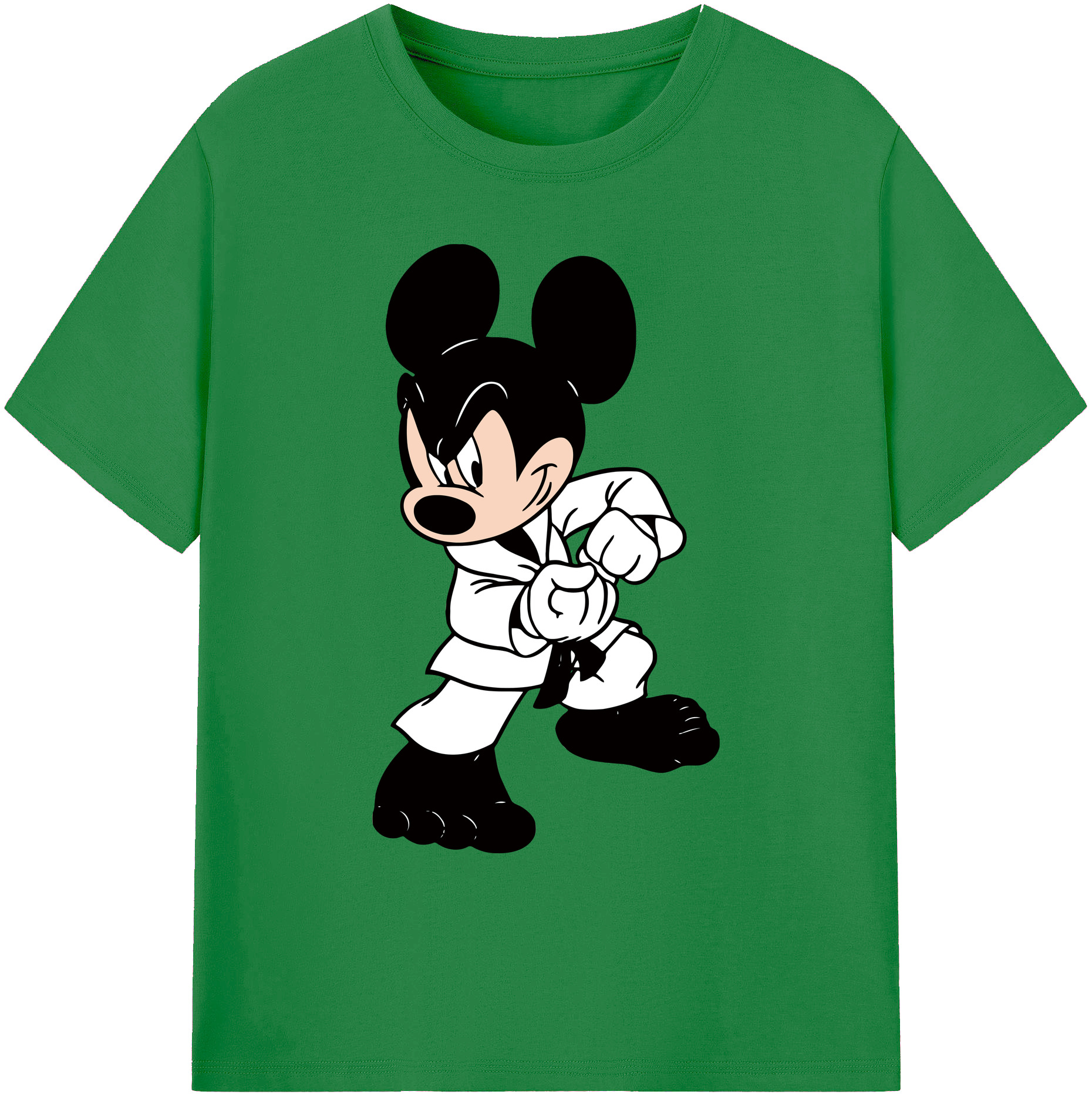 ミッキーマウス Mickey Mouse 綿100％ メンズ半袖Tシャツ｜肌触りやわらか＆通気性
