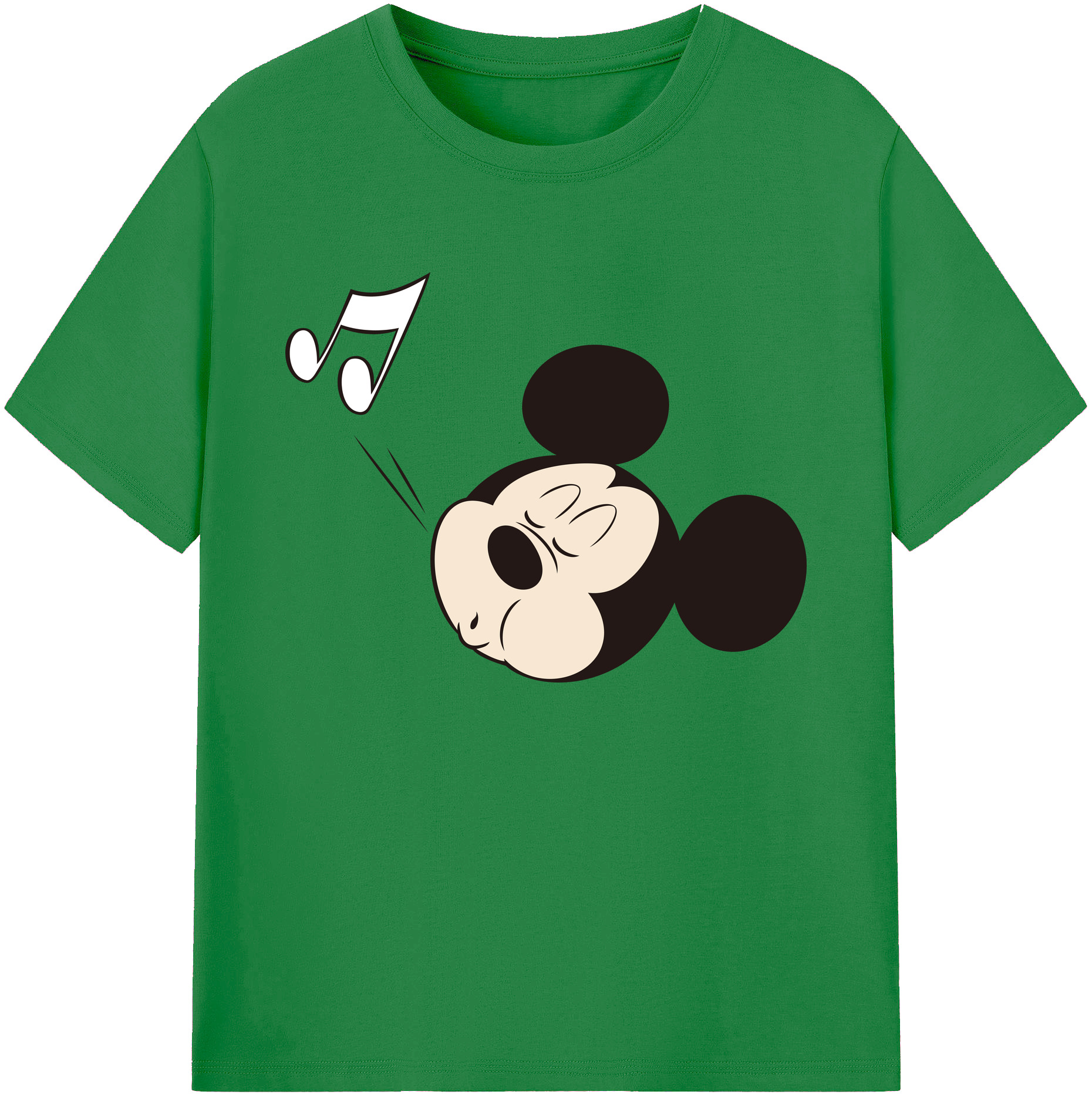 ミッキーマウス Mickey Mouse 綿100％ メンズ半袖Tシャツ｜肌触りやわらか＆通気性