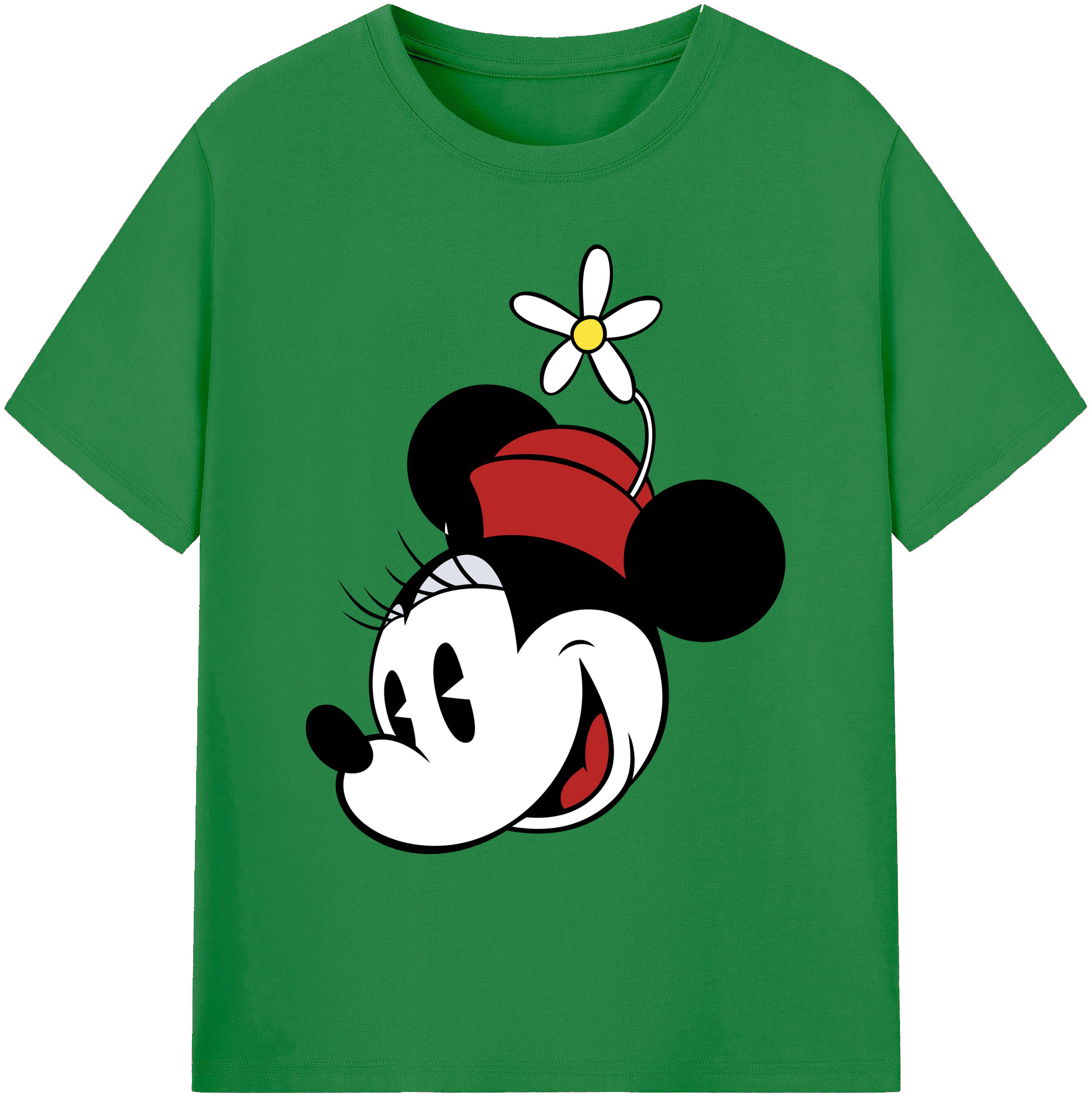 ミッキーマウス Mickey Mouse 綿100％ メンズ半袖Tシャツ｜肌触りやわらか＆通気性