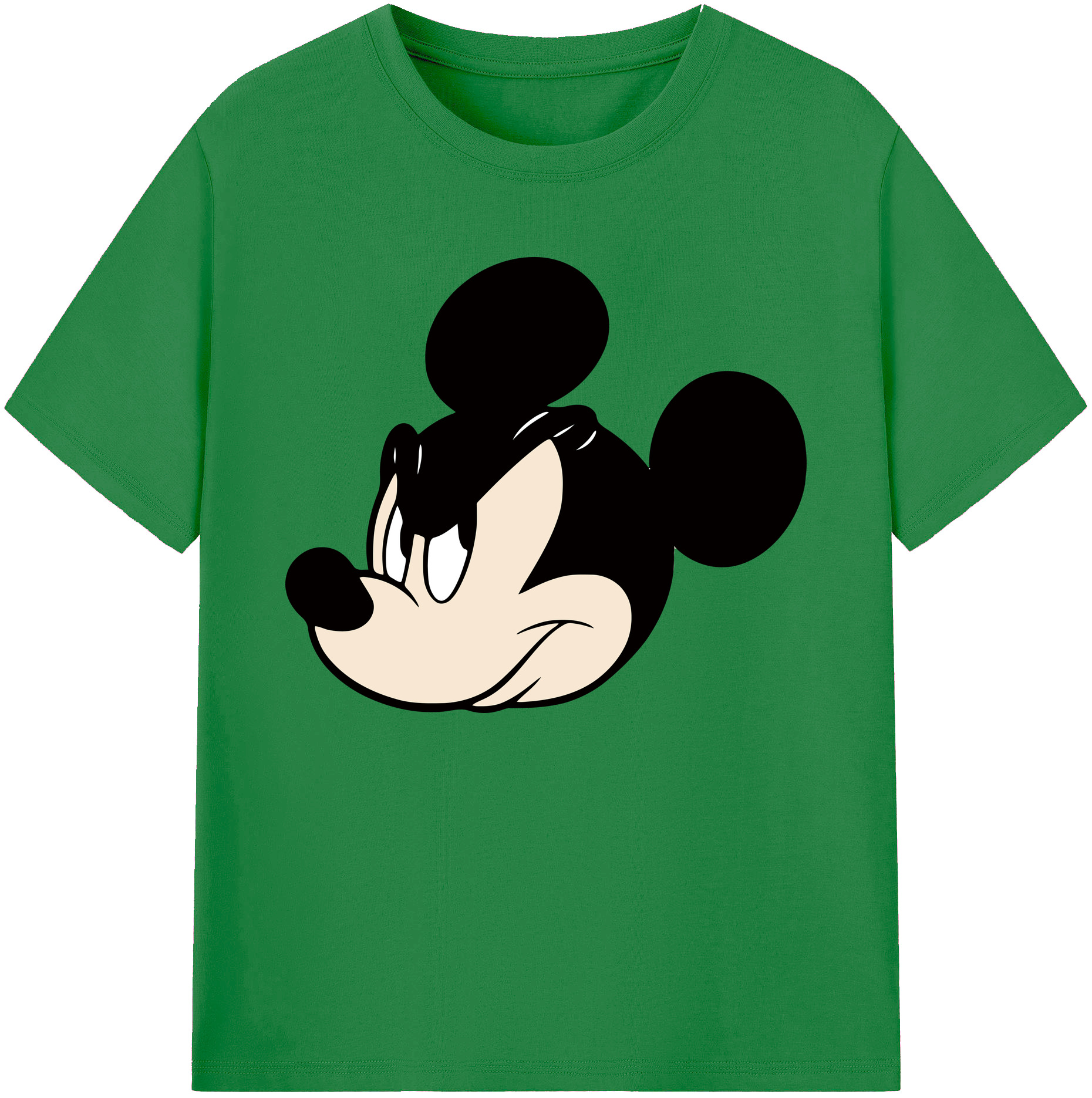 ミッキーマウス Mickey Mouse 綿100％ メンズ半袖Tシャツ｜肌触りやわらか＆通気性