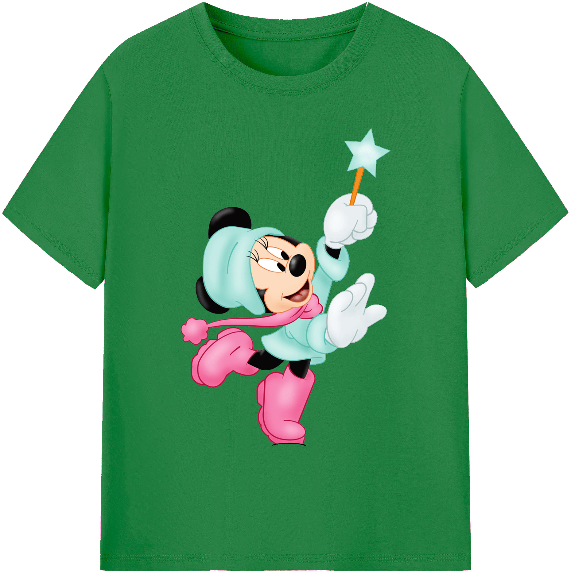 ミッキーマウス Mickey Mouse 綿100％ メンズ半袖Tシャツ｜肌触りやわらか＆通気性