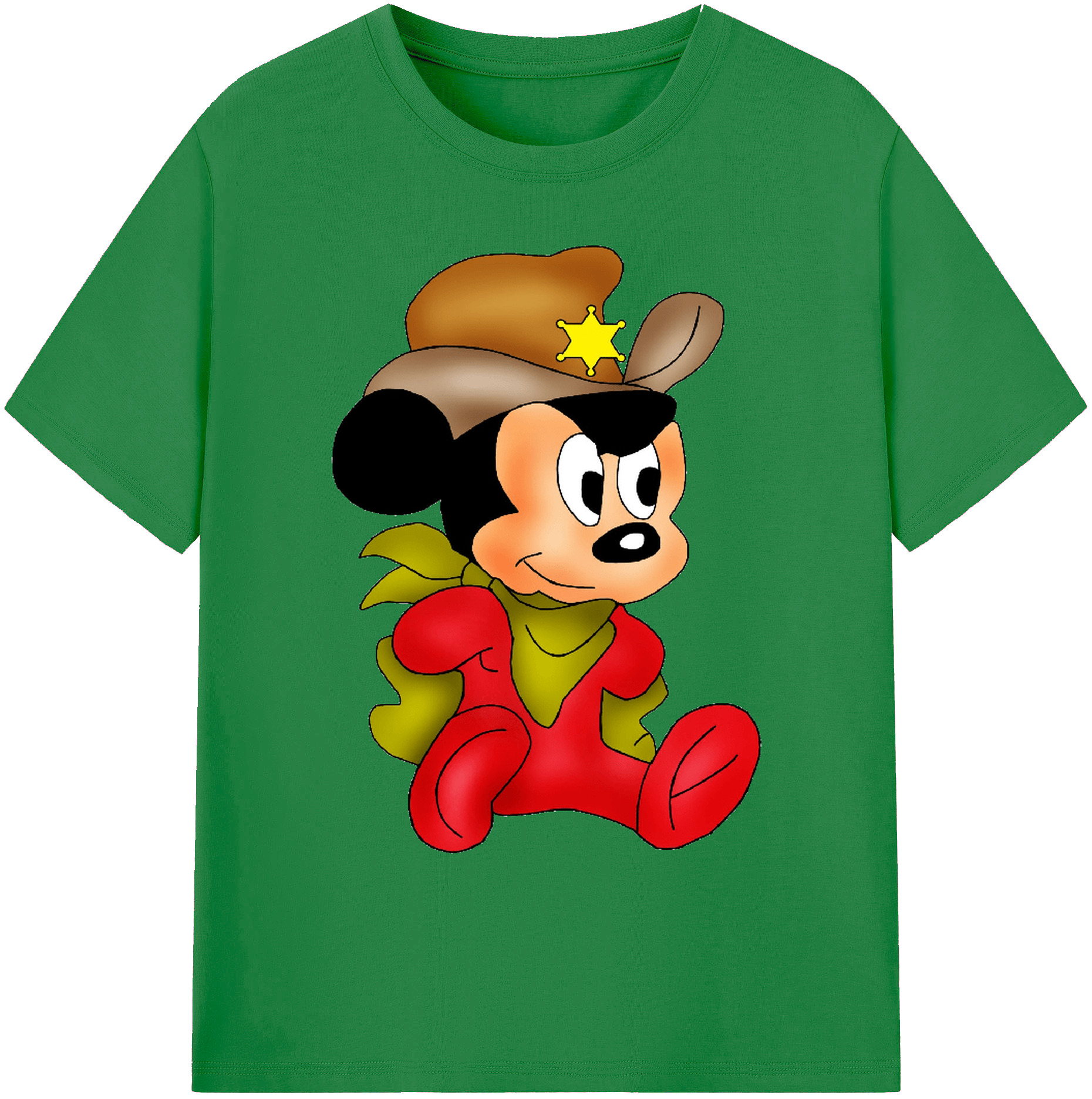 ミッキーマウス Mickey Mouse 綿100％ メンズ半袖Tシャツ｜肌触りやわらか＆通気性