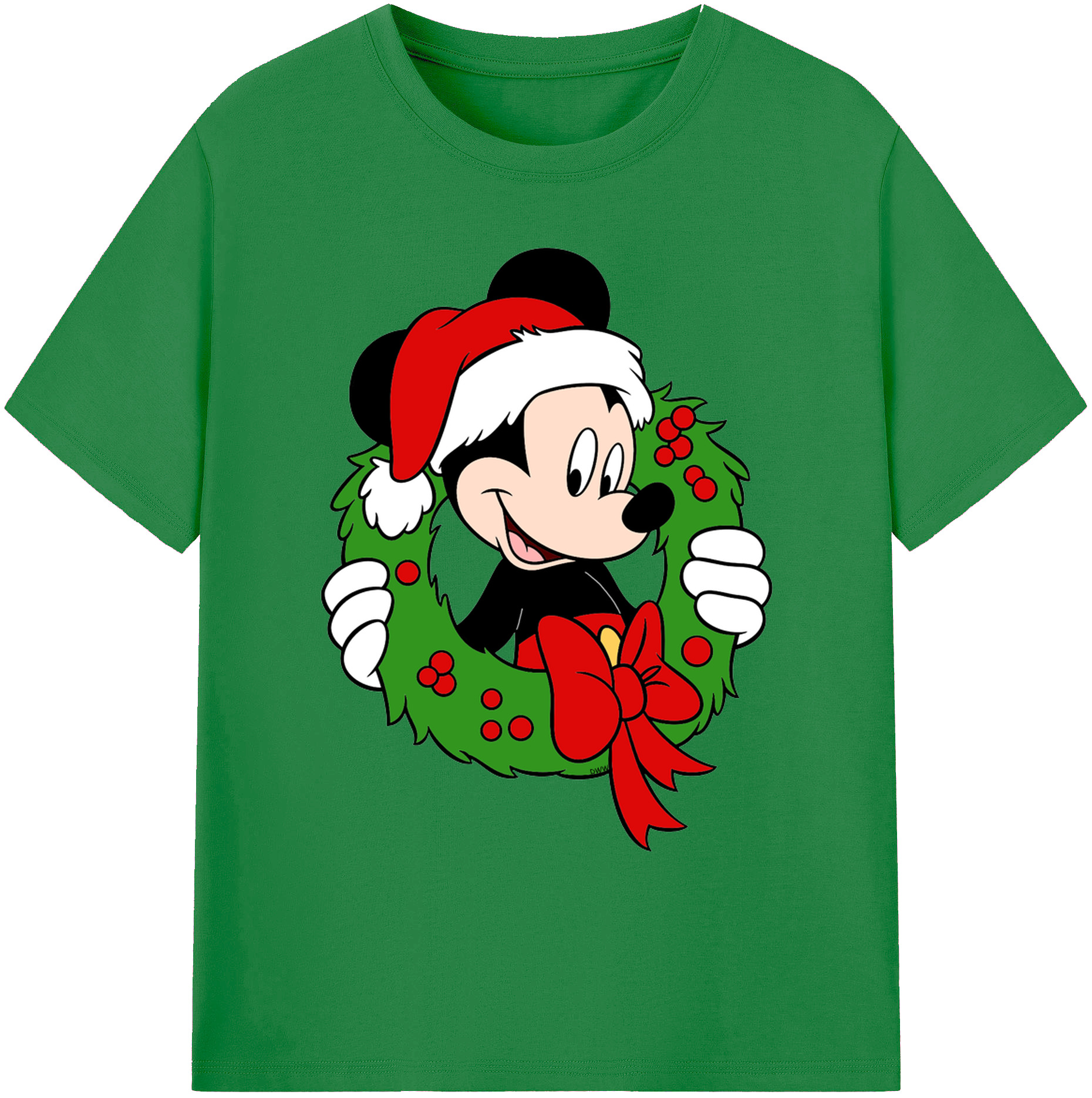 ミッキーマウス Mickey Mouse 綿100％ メンズ半袖Tシャツ｜肌触りやわらか＆通気性