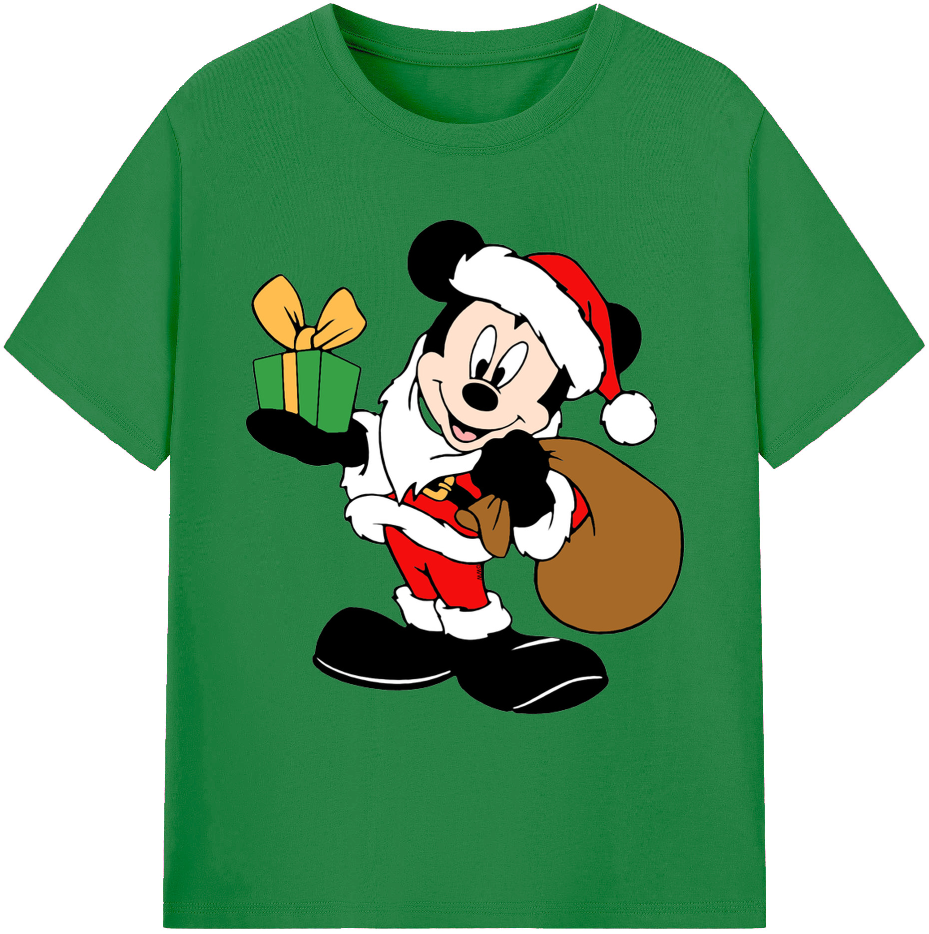 ミッキーマウス Mickey Mouse 綿100％ メンズ半袖Tシャツ｜肌触りやわらか＆通気性