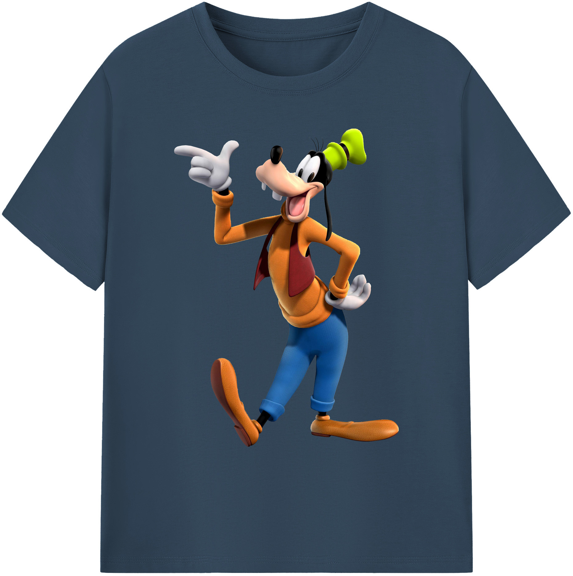 ミッキーマウス Mickey Mouse 綿100％ メンズ半袖Tシャツ｜肌触りやわらか＆通気性