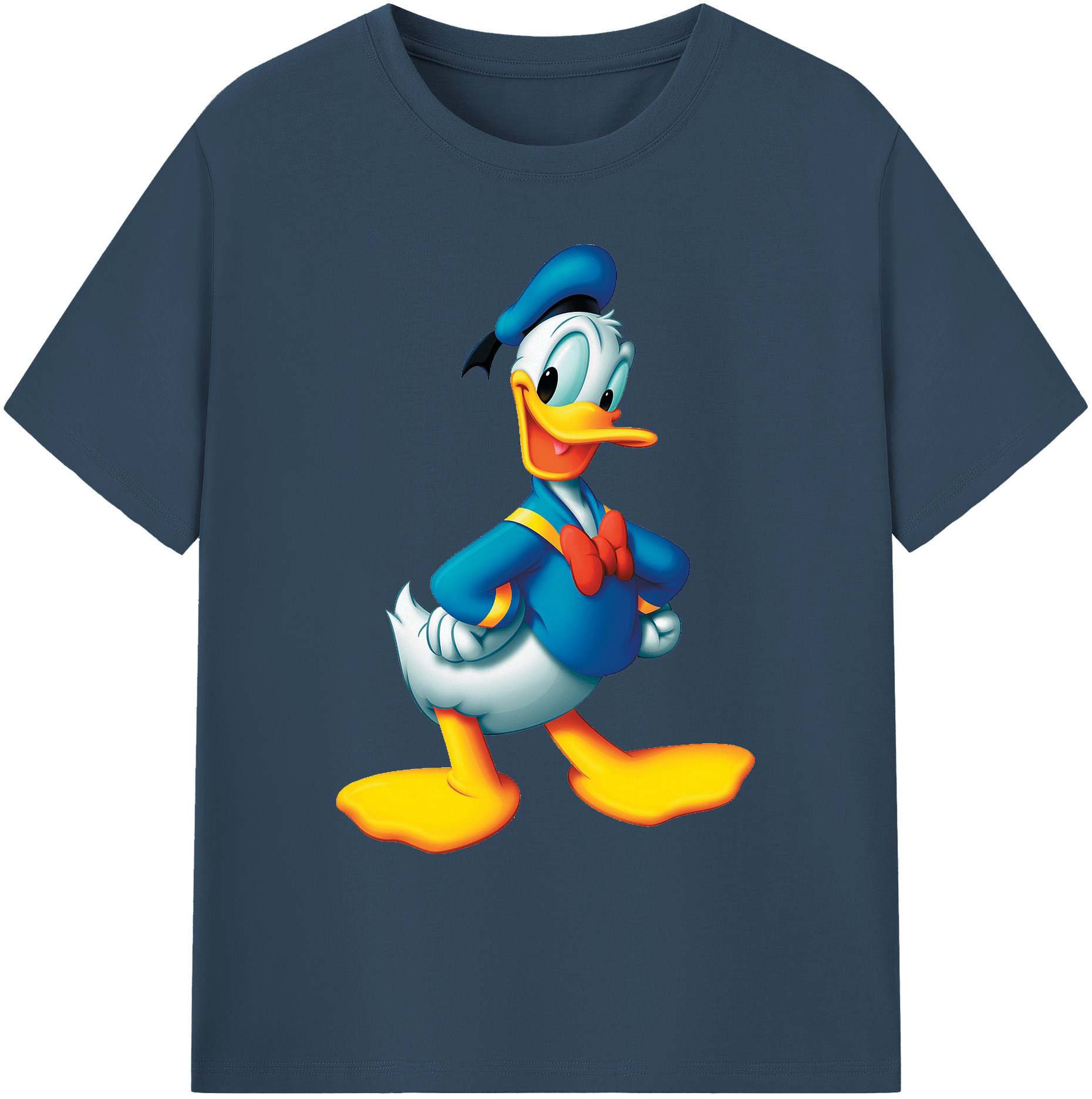 ミッキーマウス Mickey Mouse 綿100％ メンズ半袖Tシャツ｜肌触りやわらか＆通気性