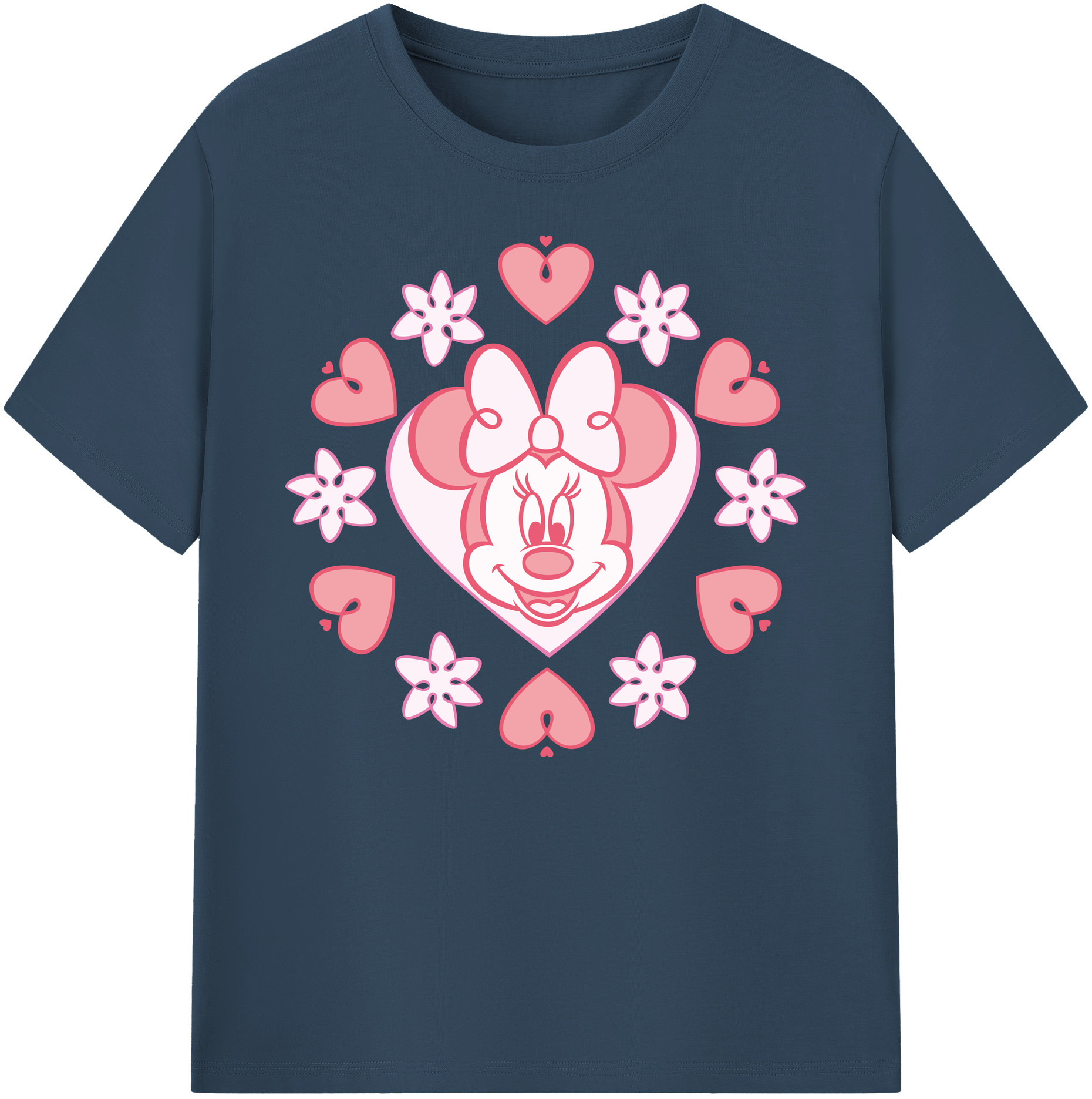 ミッキーマウス Mickey Mouse 綿100％ メンズ半袖Tシャツ｜肌触りやわらか＆通気性